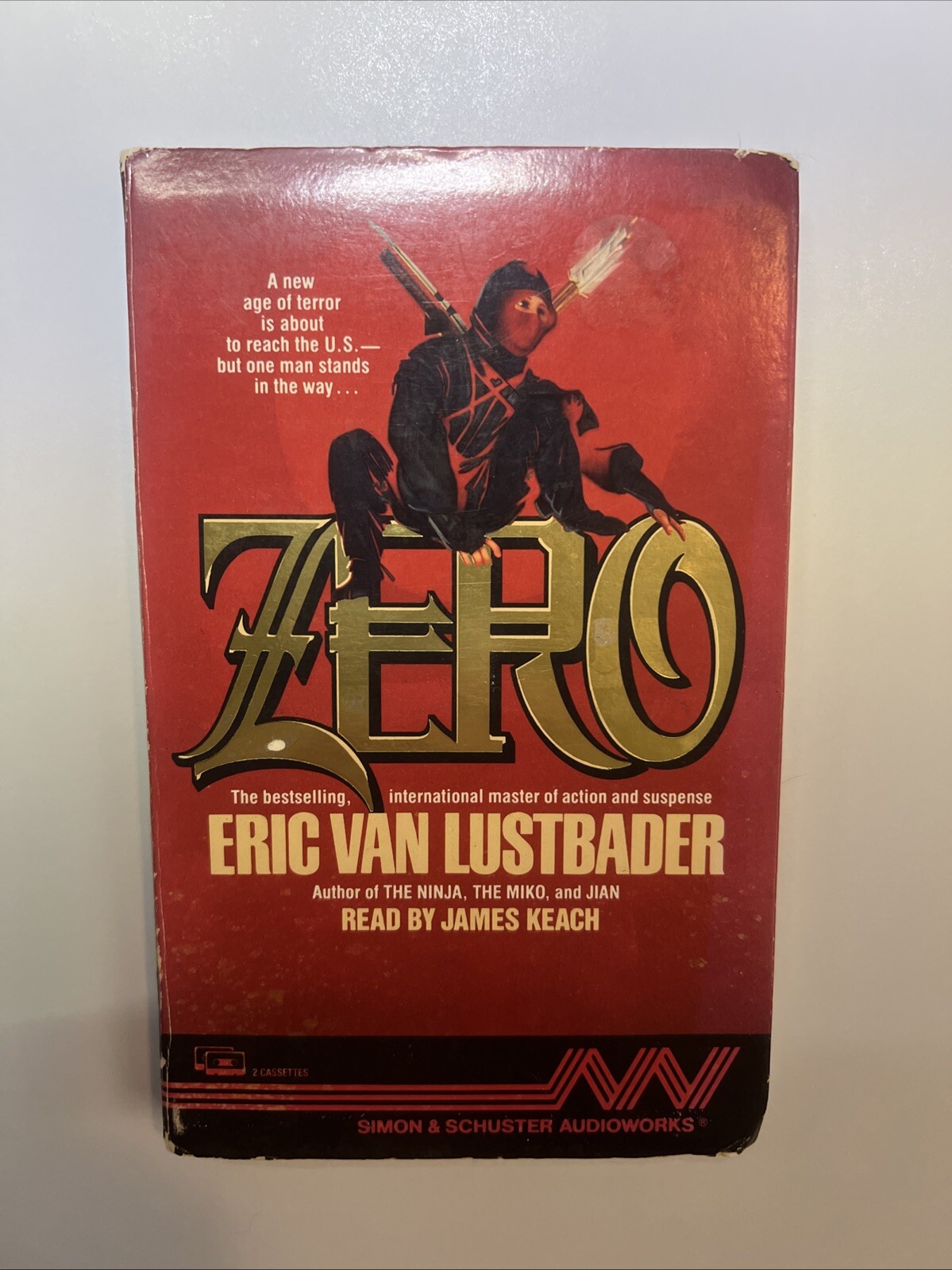 Zero By Eric Van Lustbader Audio Book On Cassettes Read By James Keach