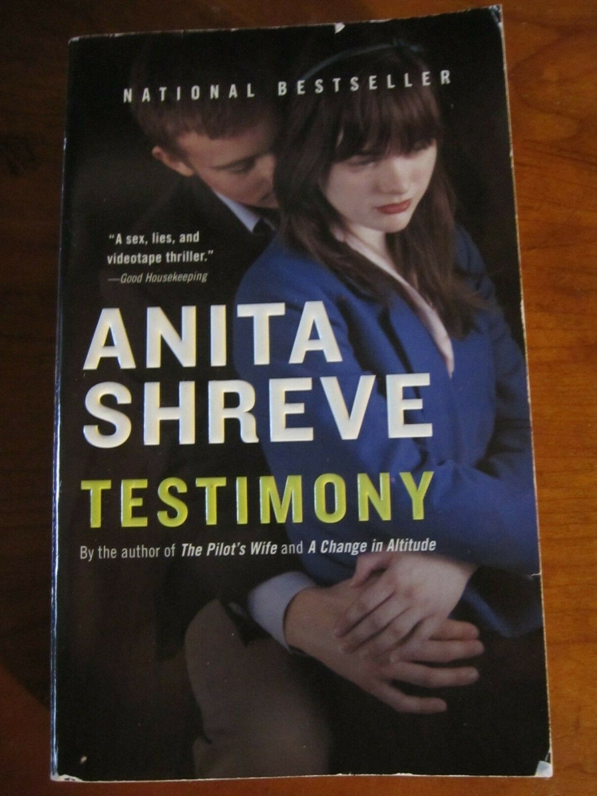 Testimony paperback book Anita Shreve