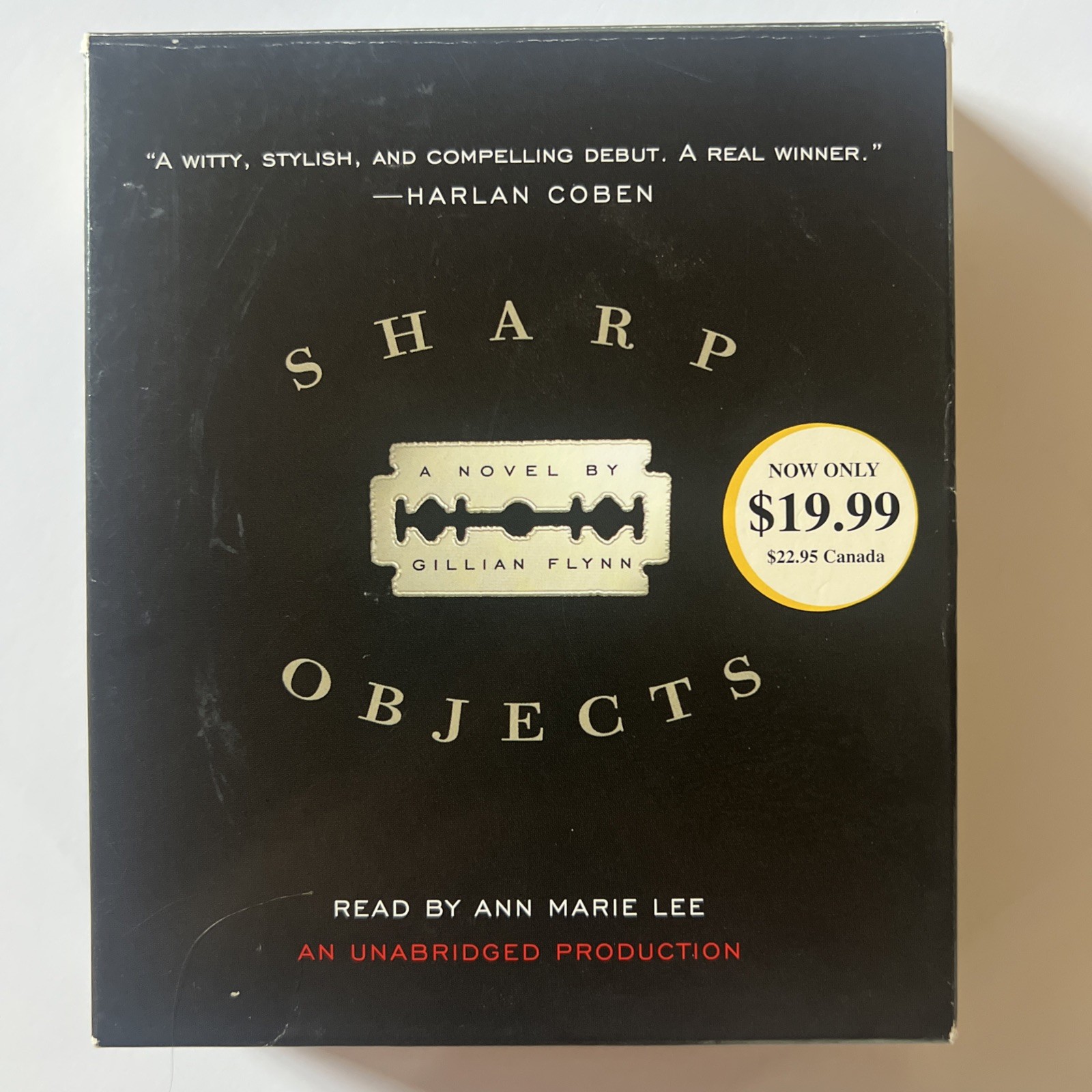 Sharp Objects: A Novel by Gillian Flynn (2006, Compact Disc)