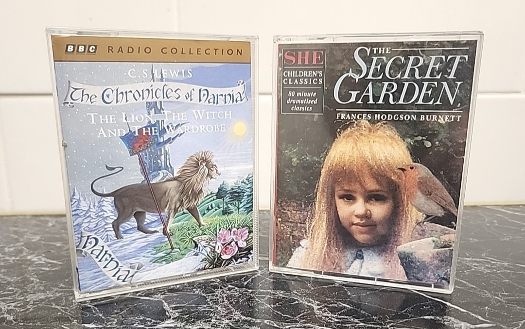 Children’s Audiobooks Lion Witch & The Wardrobe Secret Garden Cassette Tapes 90s