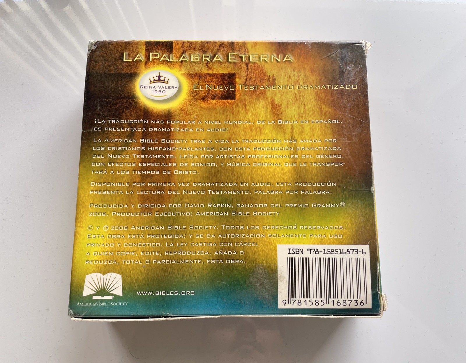 La Santa Biblia RVR 1960 Español 22 💿 solo el Nuevo Testamento 2008 Dramatizado