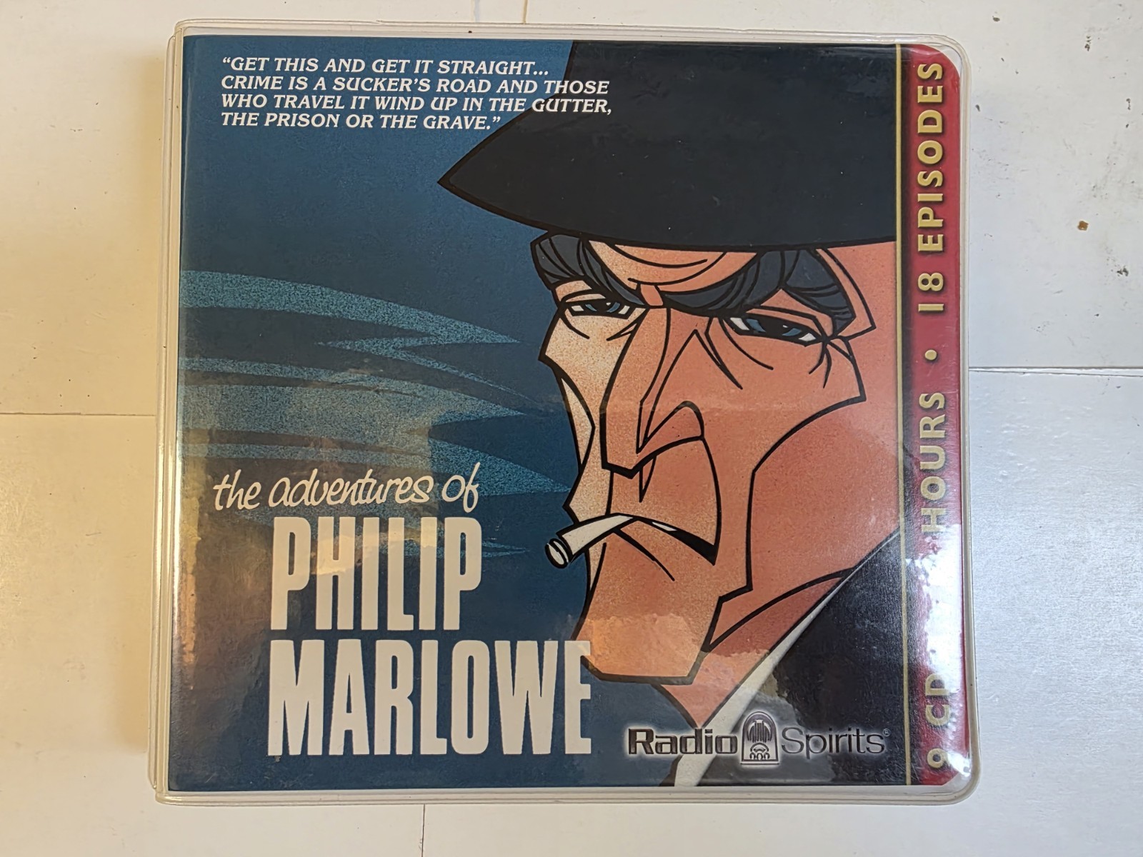 Radio Spirits — The Adventures of Philip Marlowe (9 CD SET, 9 HOURS, 2004) A29