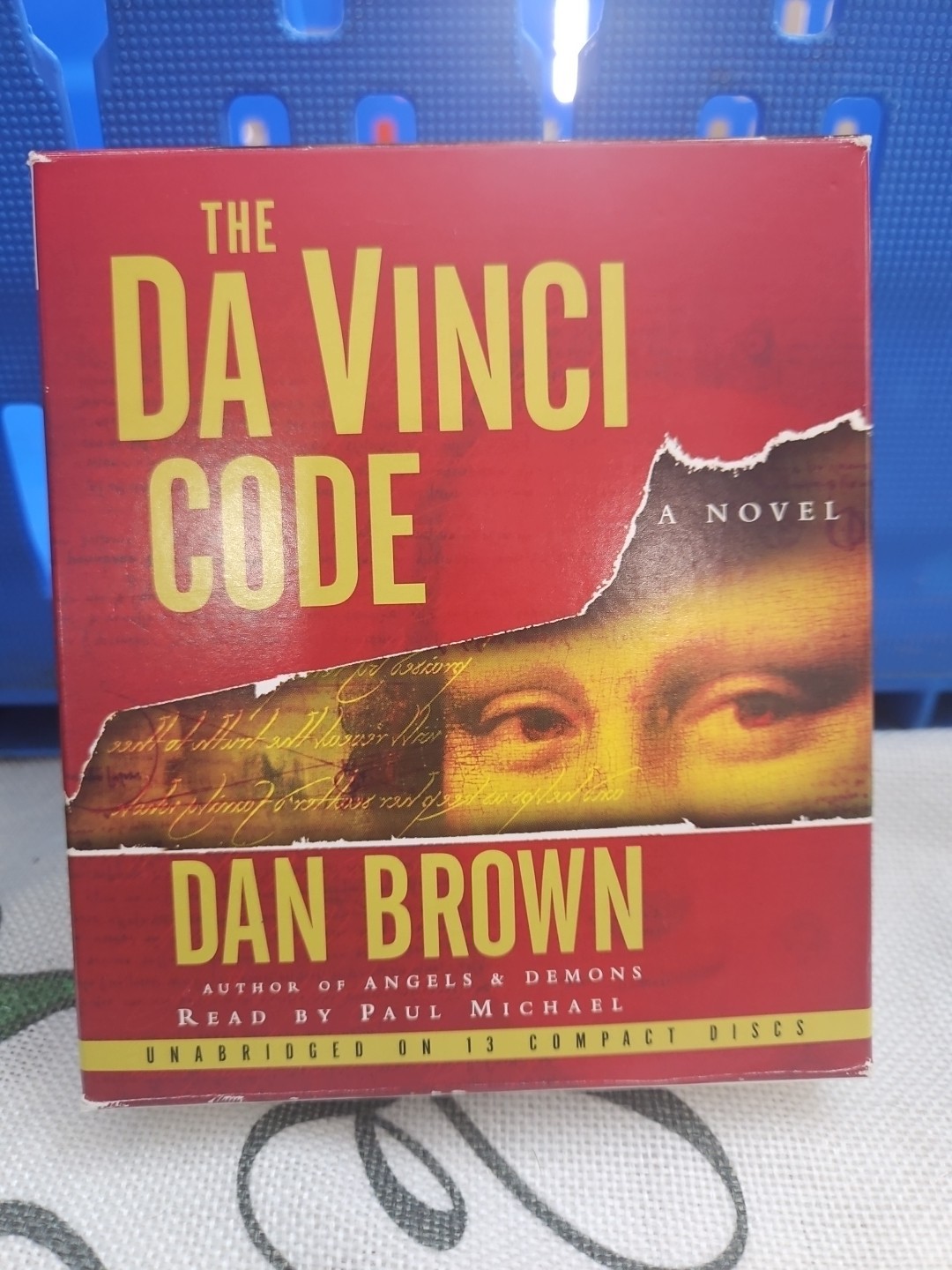 The Da Vinci Code-Dan Brown CD, 6 hours, 5 discs, Read by P. Michael, Audiobook 