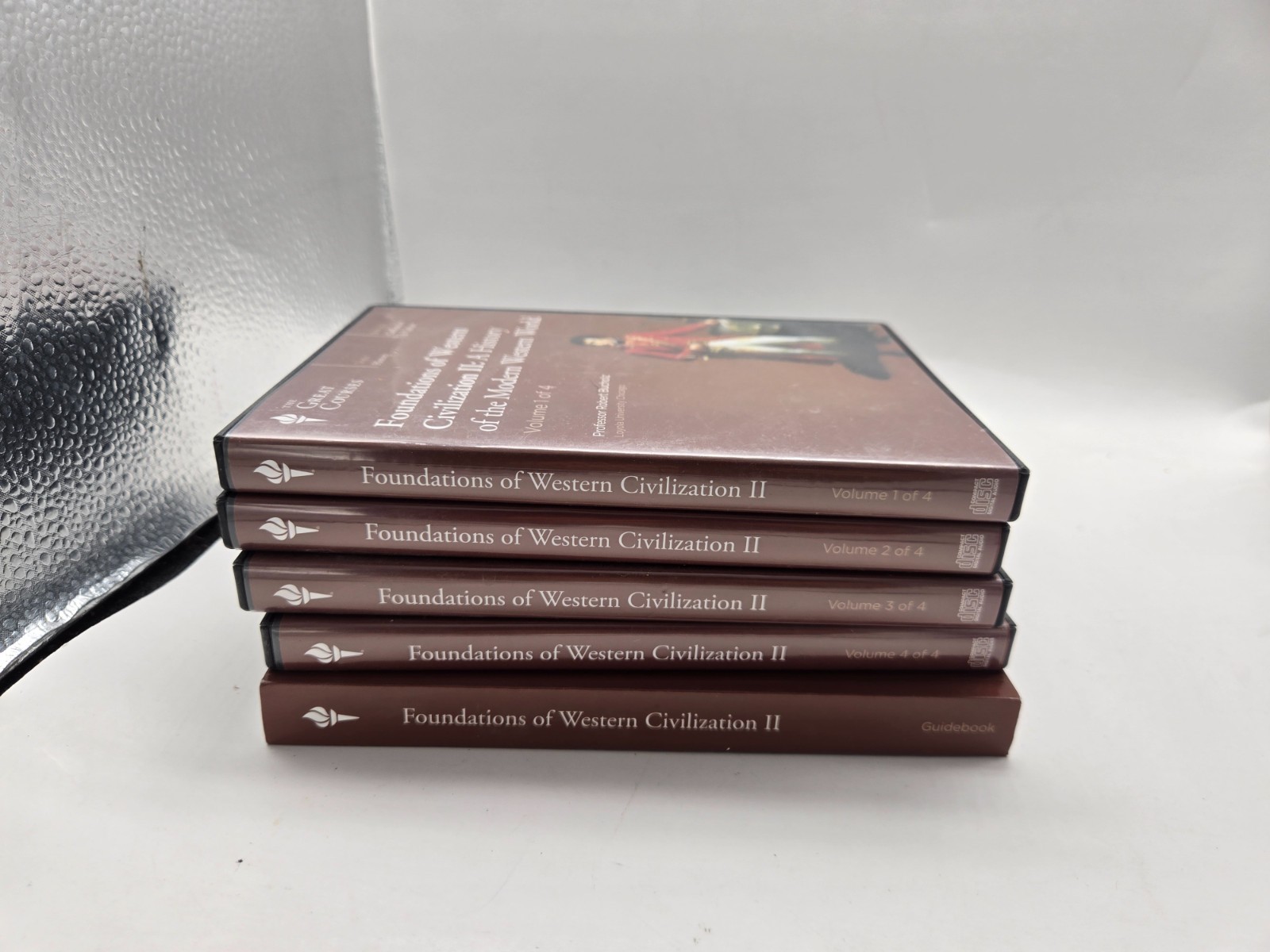 Foundations of Western Civilization II Great Courses 1-4 CDs and Guidebook