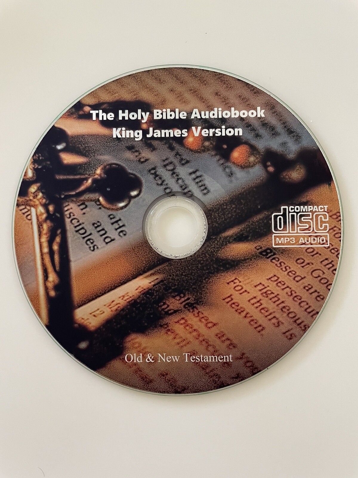 HOLY BIBLE KING JAMES VERSION Complete Old + New Testaments Audio Book *MP3* CD