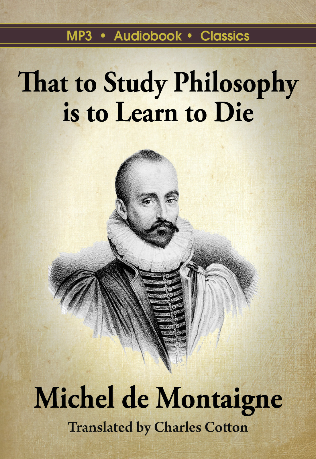 That to Study Philosophy is to Learn to Die — MP3 CD Audiobook in DVD case