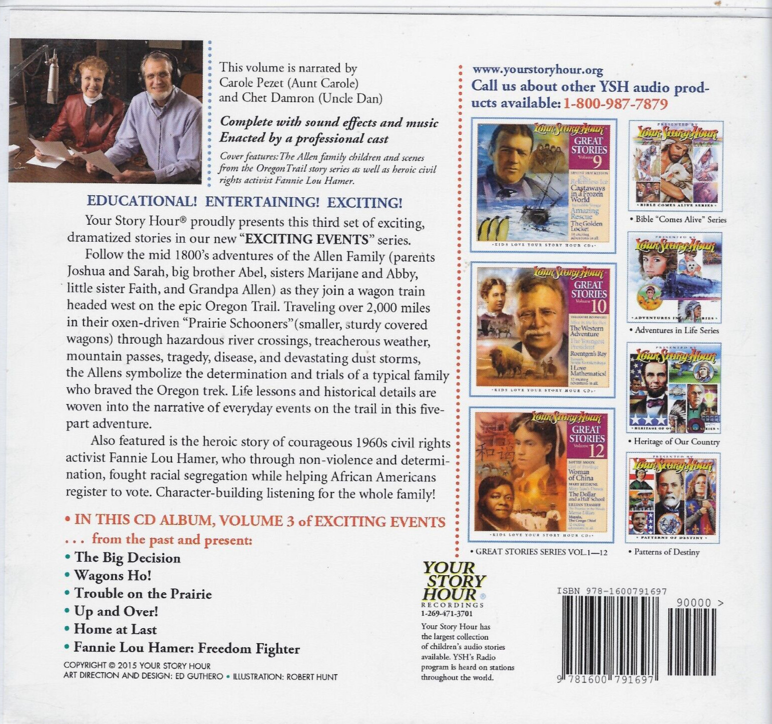 NEW Your Story Hour Exciting Events Vol 3 Set Collection Dramatized Stories CD