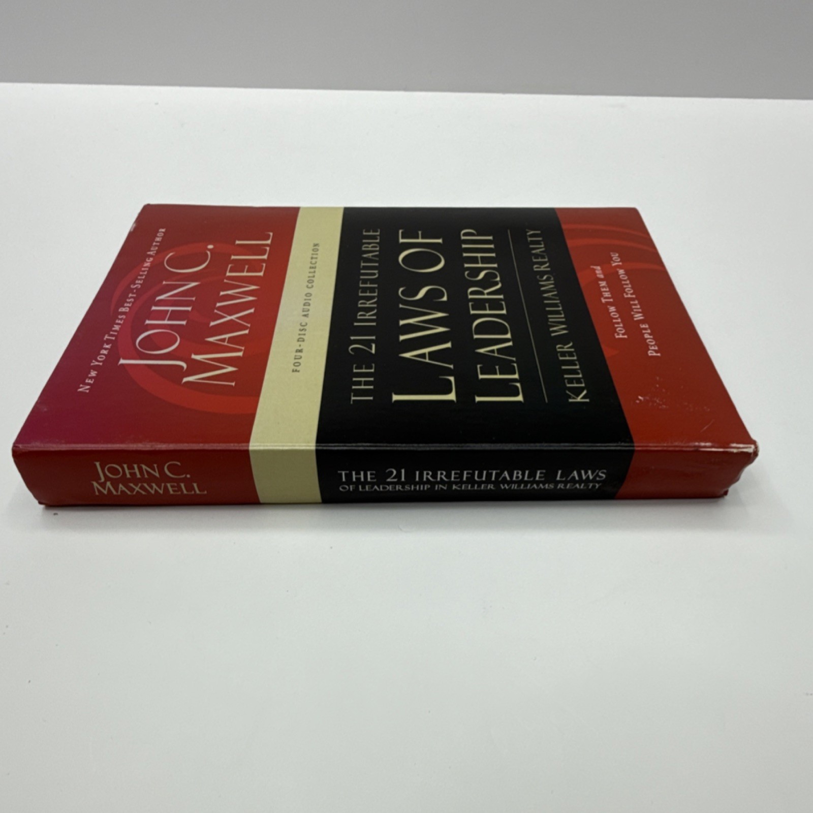 John C. Maxwell The 21 Irrefutable Laws of Leadership Audiobook 4 Audio CD Set