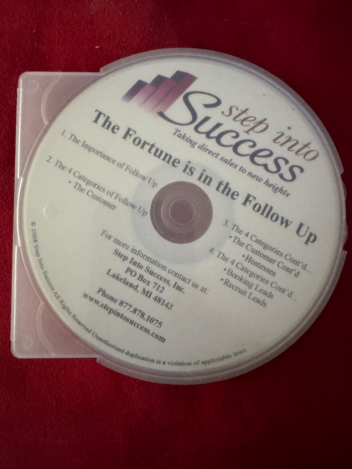 Direct Sales Business Support CDs and Book Lot of 8 items Self Help Entrepreneur