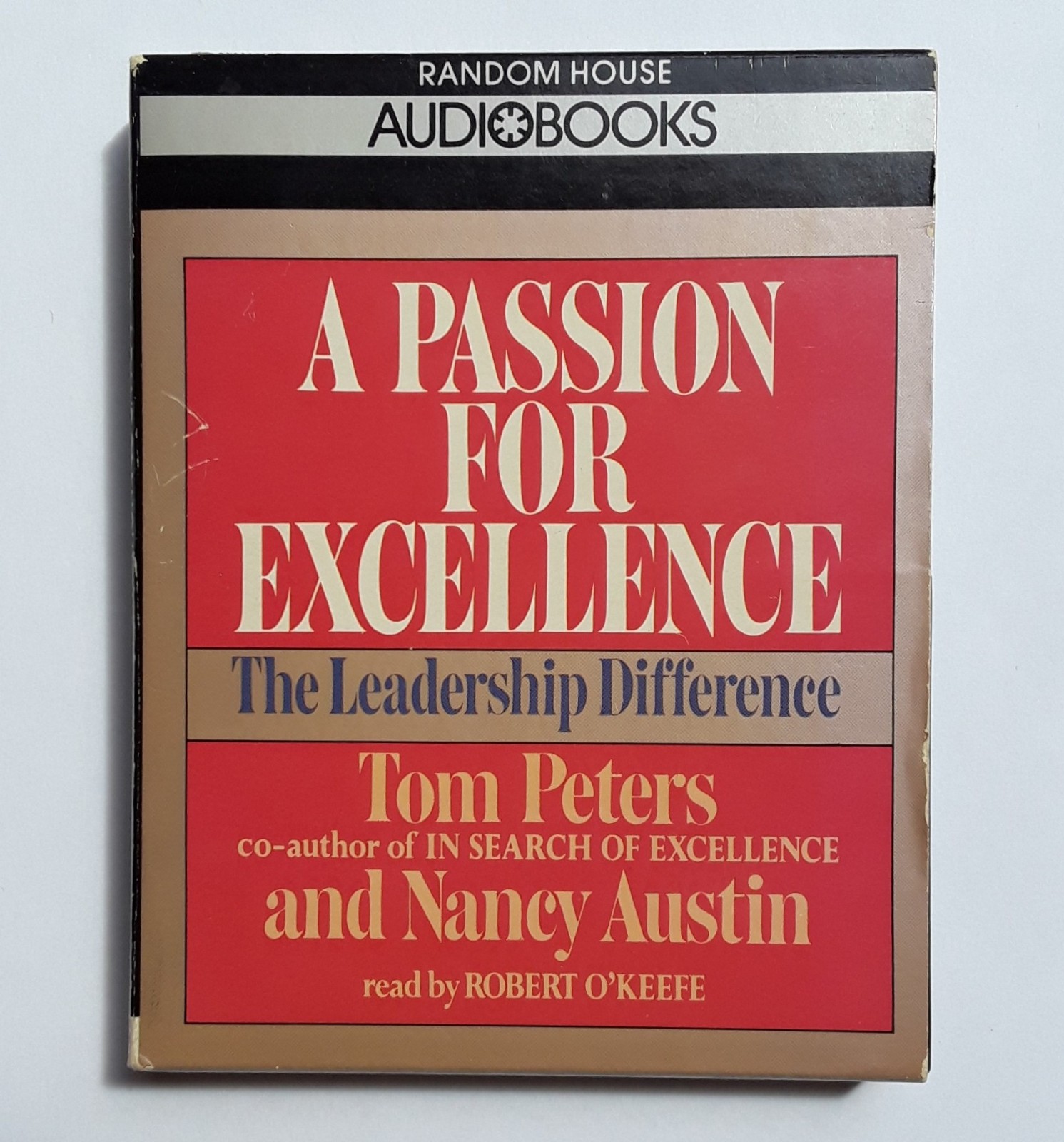 A Passion For Excellence Tom Peters/Nancy Austin ~2 Cassettes Box~ Leadership
