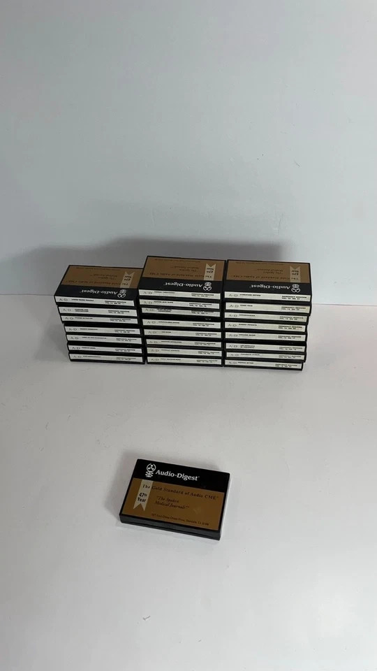 LOT 24 CME Physician Audio Digest Emergency Medicine Cassette Volume 16 1999 VTG