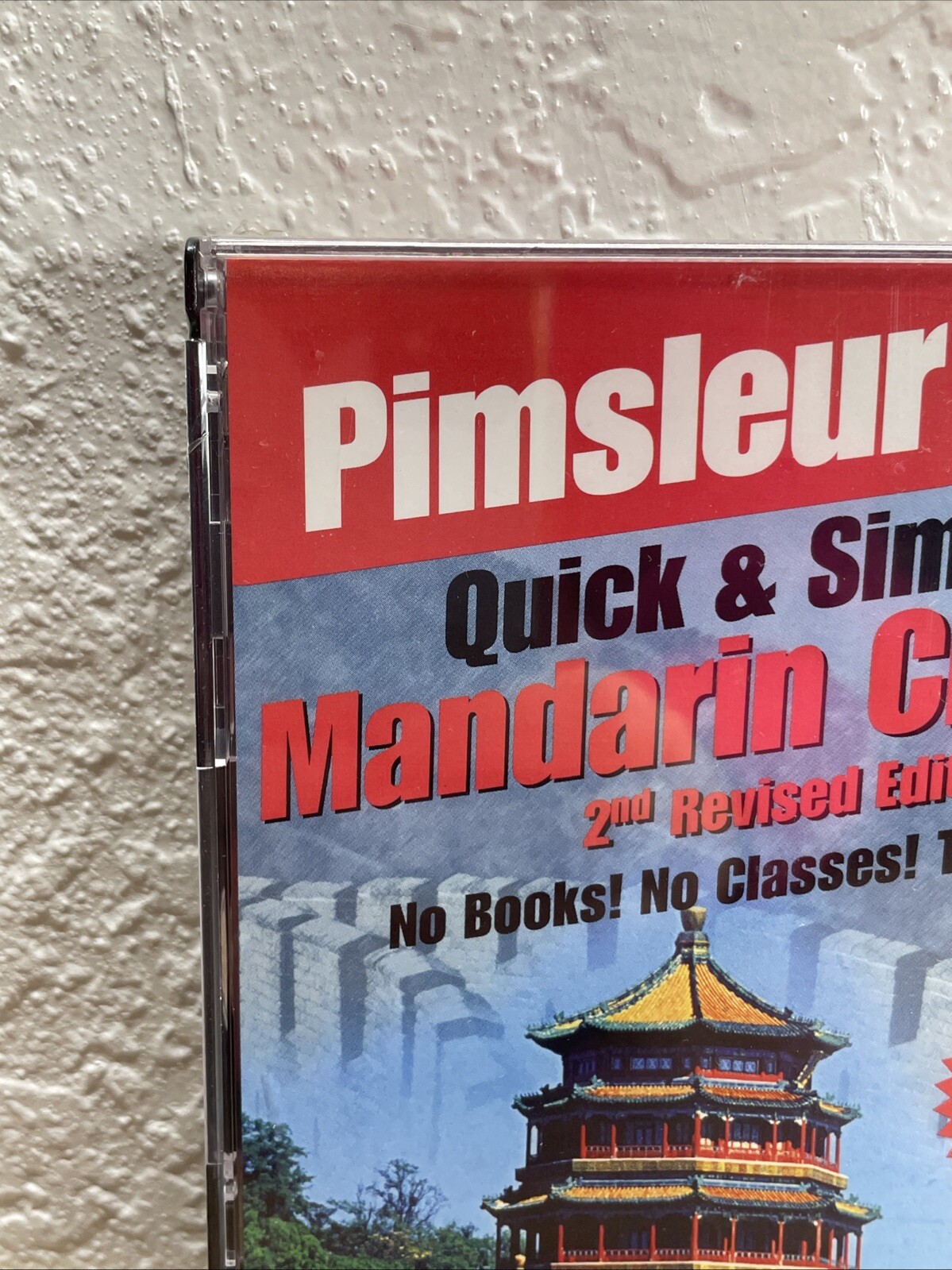 Pimsleur Quick and Simple Mandarin Chinese 4 CD Set 2nd Revised Edition KG JD