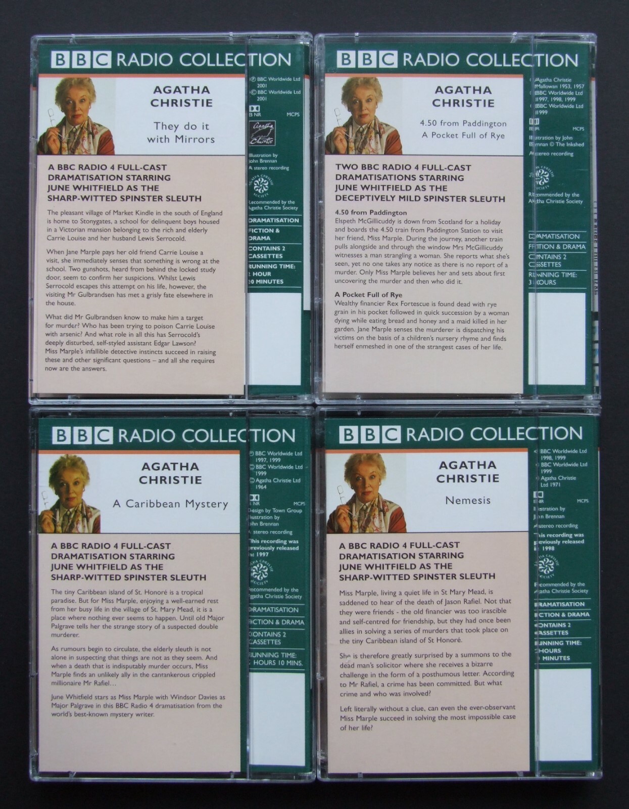 The Complete Miss Marple (June Whitfield) 9 Cassette Box Set, BBC Radio 2001