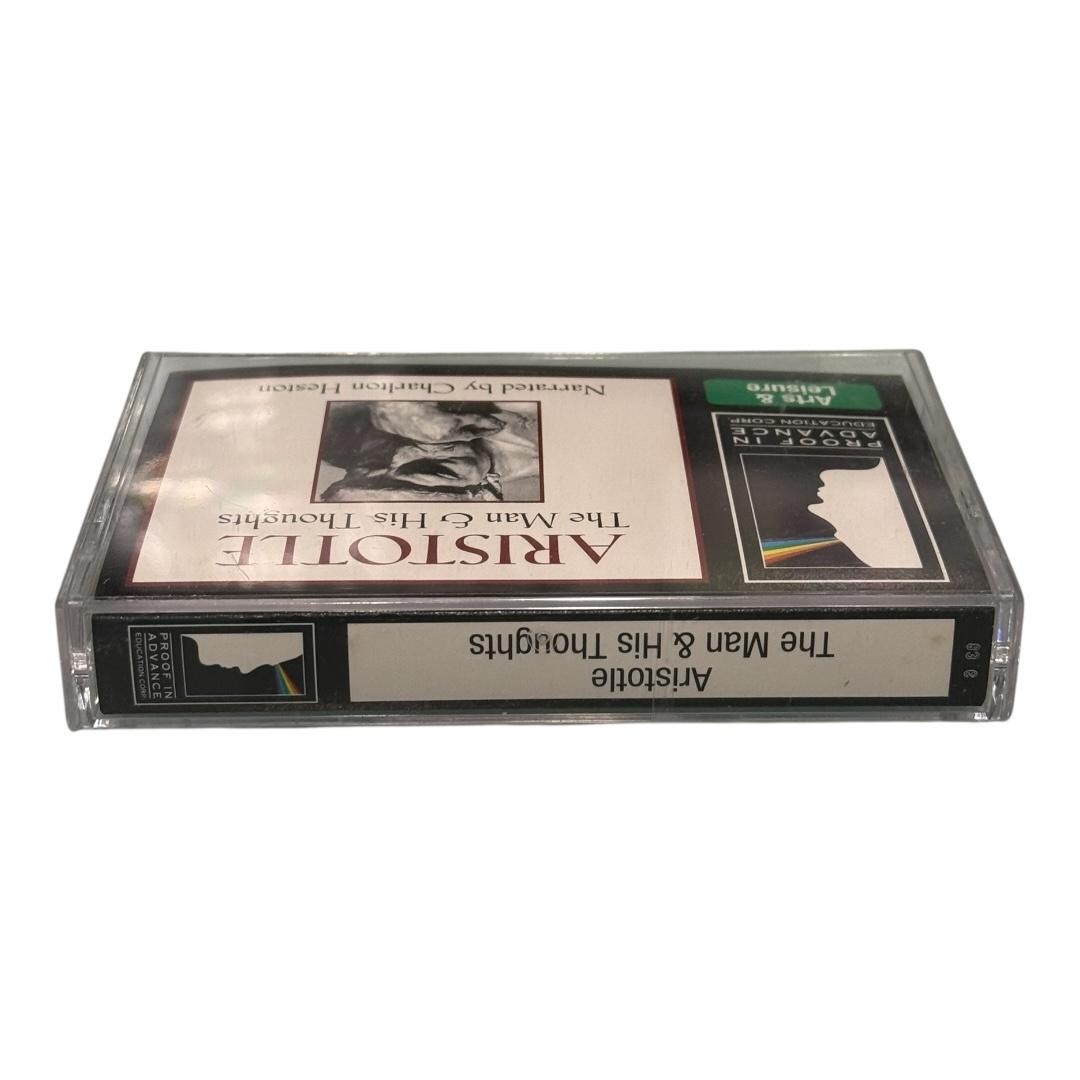 Vintage Aristotle Man & His Thoughts Cassette Charlton Heston Proof In Advance