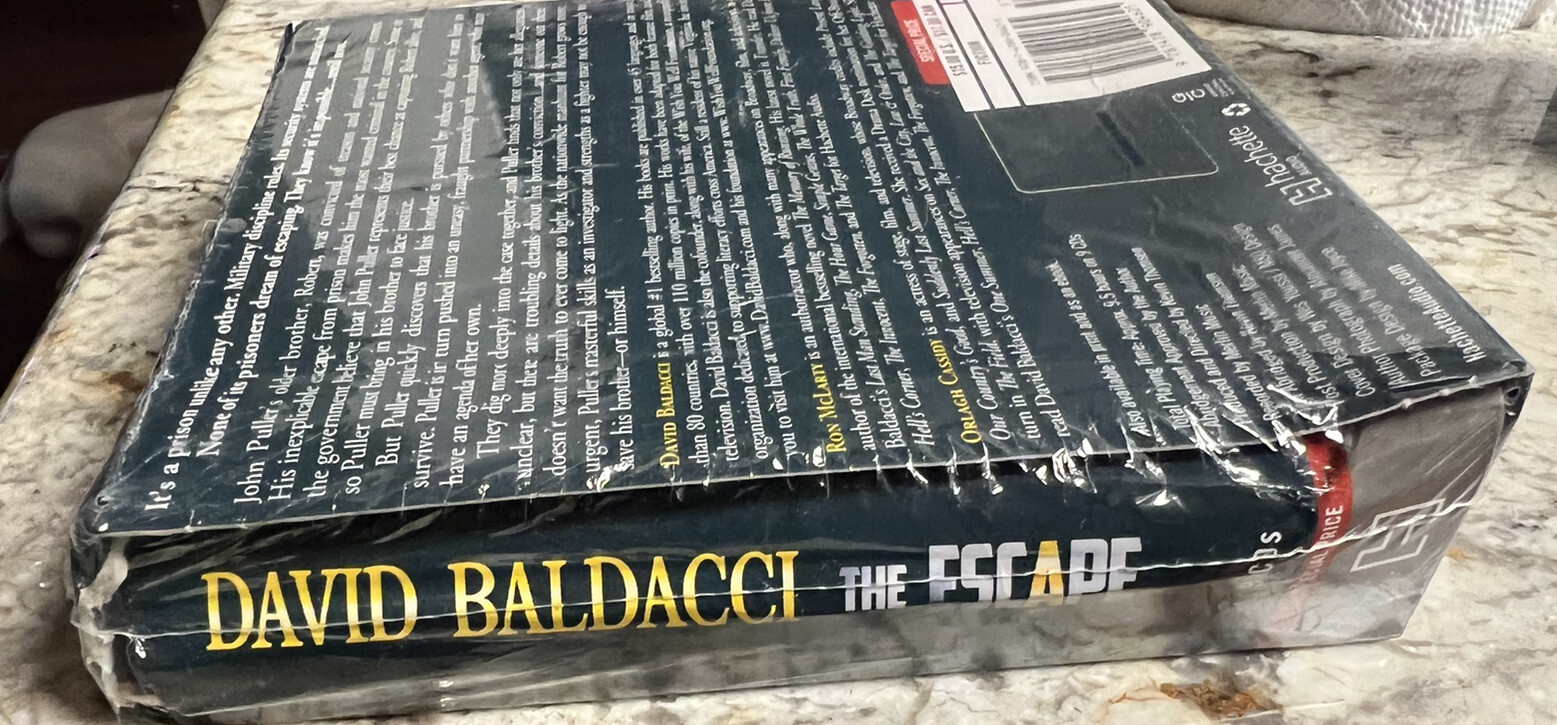 The Escape (David Baldacci) — Abridged Audiobook — 9 Disc NEW Cardboard Dented