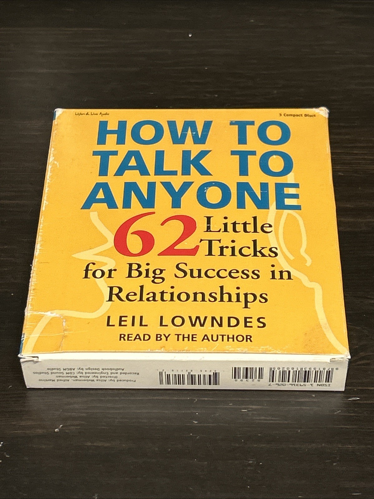How To Talk To Anyone By Leil Lowndes Used 3Cds 4Hours Abridged Used See Pics ￼