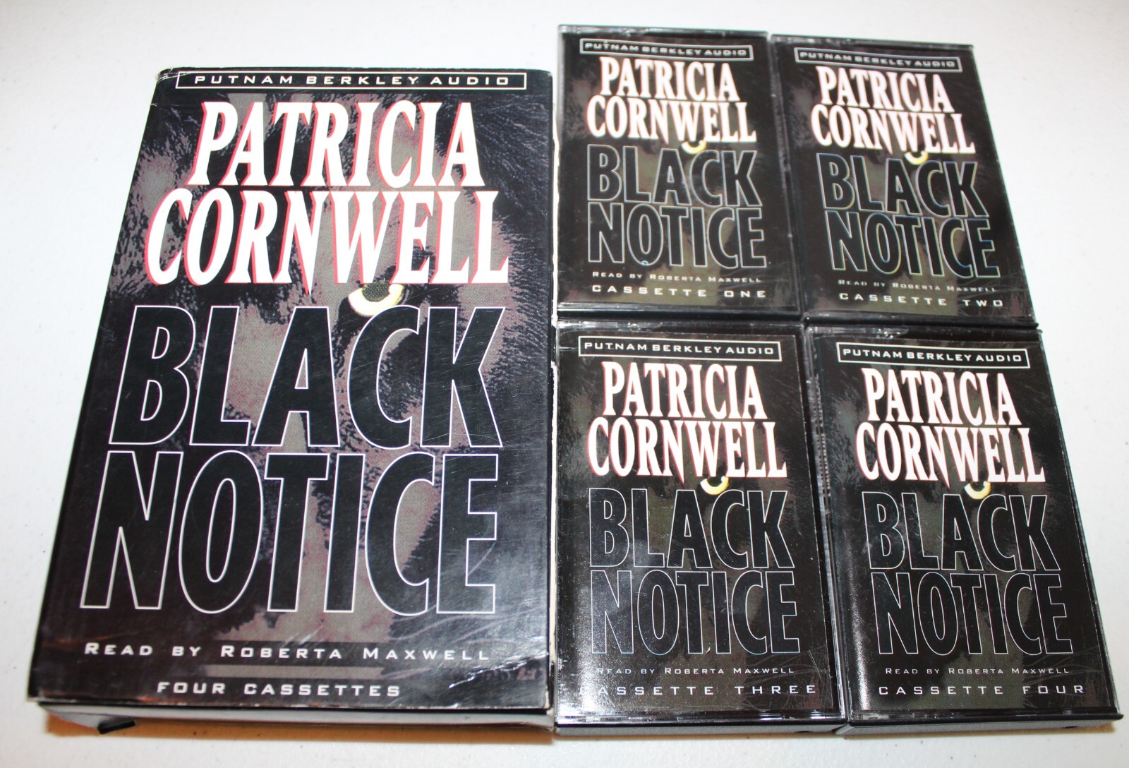 Black Notice by Patricia Cornwell (1999, Audio Cassette, Abridged) Crime Fiction