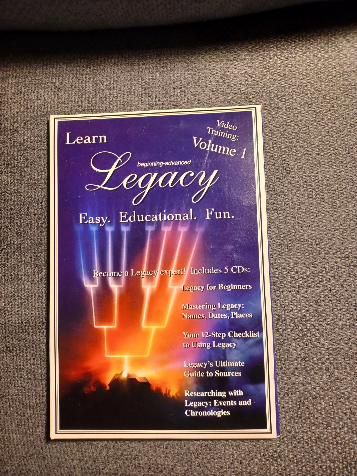 Learn Legacy Beginning — Advanced Video Training 5 CDs Volume 1 Easy Educational