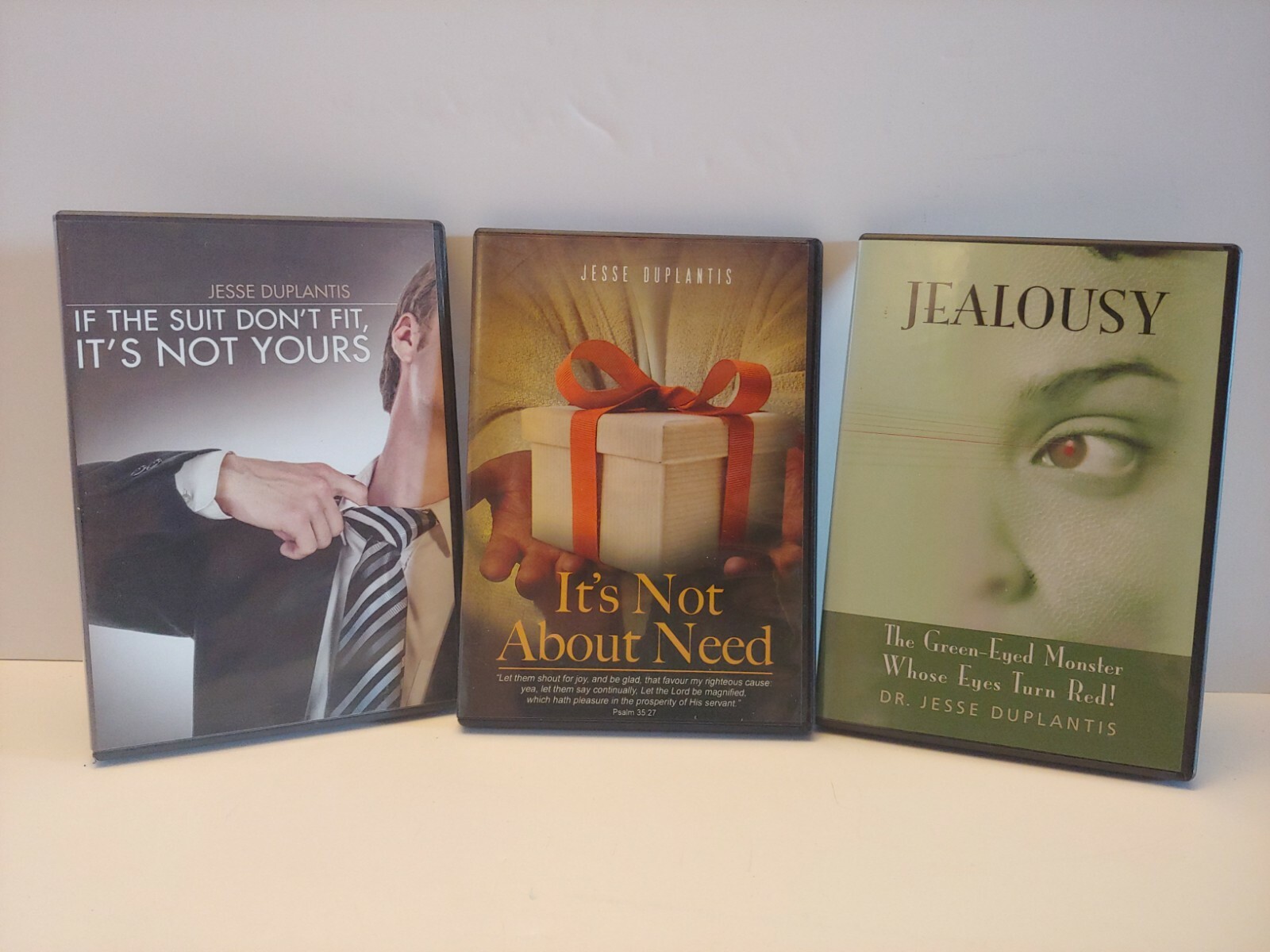 Jealousy, It’s not about need, If the suit don’t fit. Dr Jesse Duplantis 3CD set
