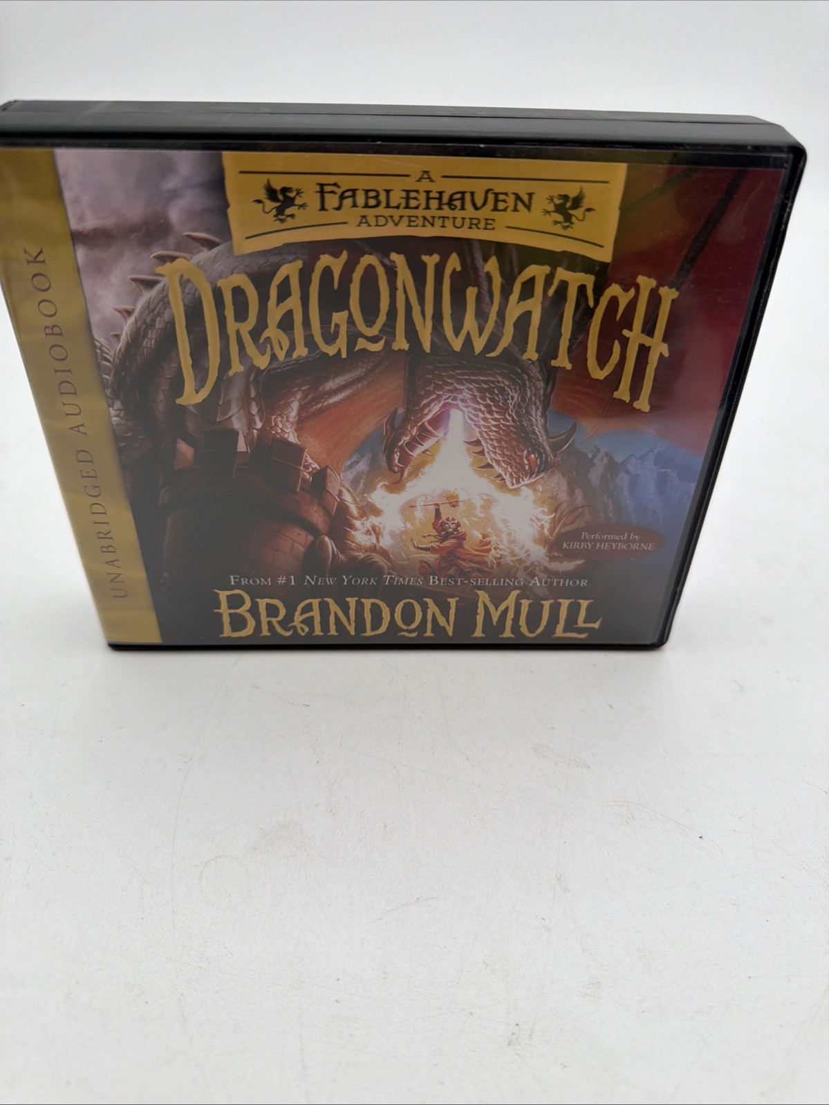 FABLEHAVEN ADVENTURE DRAGONWATCH BOOK 1 BY BRANDON MULL — AUDIO BOOK ON CD