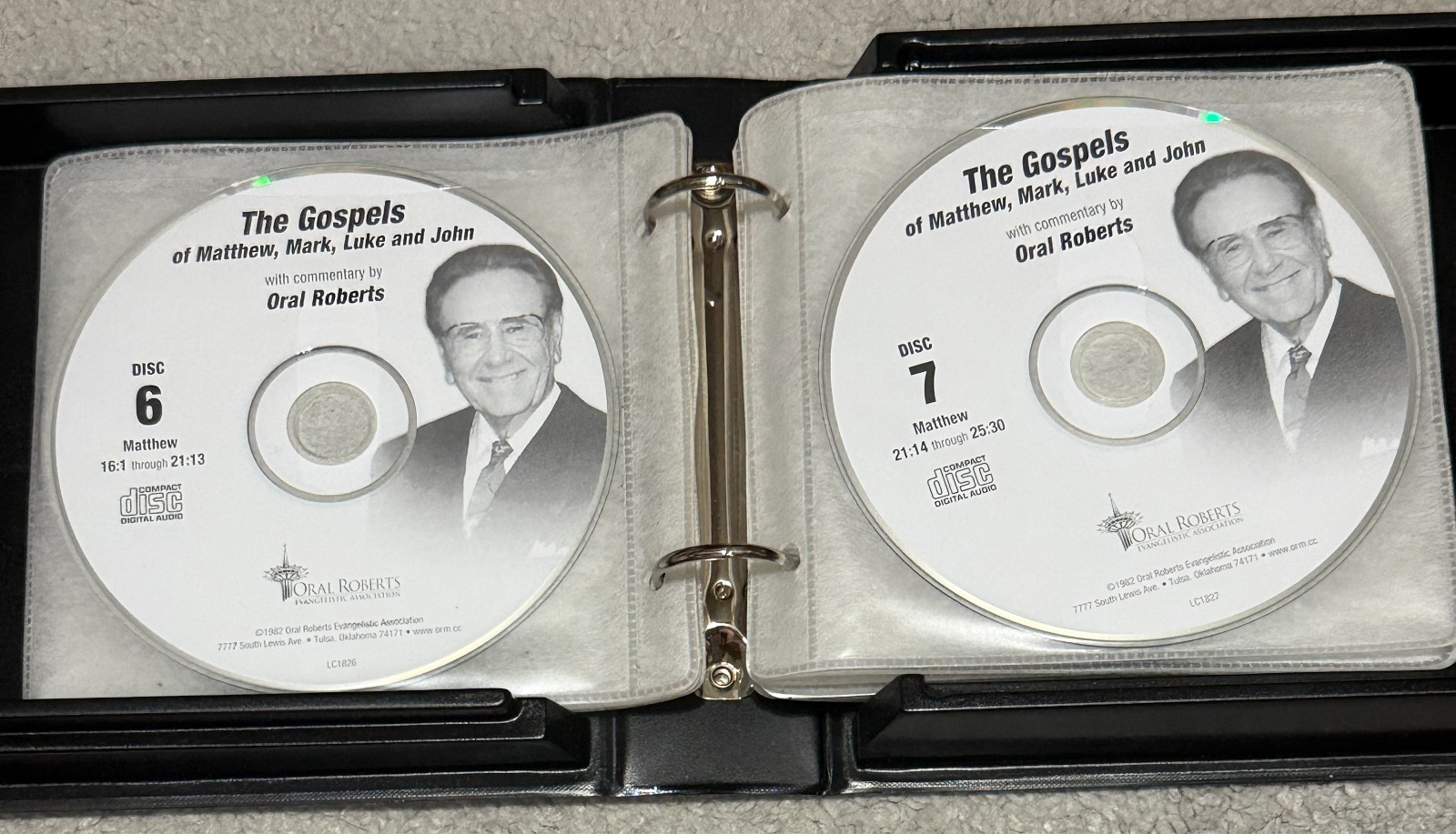 The Gospels Of Matthew Mark Luke & John Oral Roberts 24 CDs