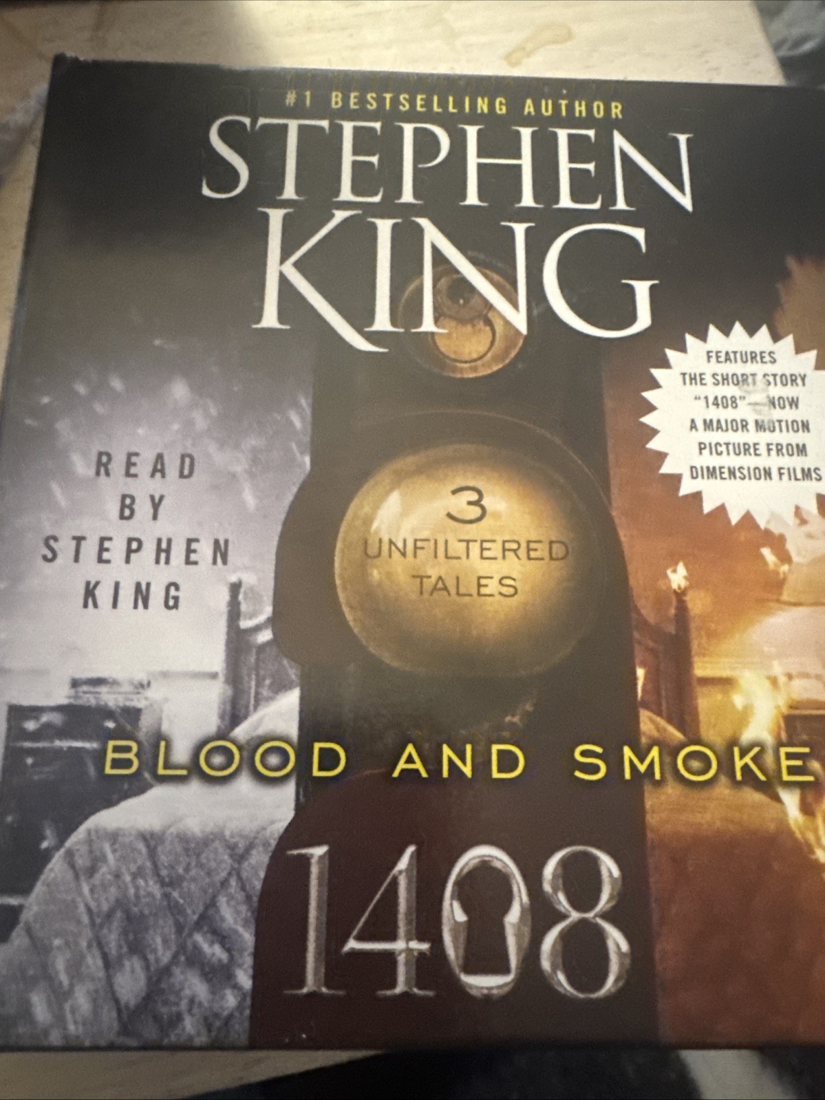 Stephen Kings BLOOD & SMOKE 1408 — 3 CDs Read By Stephen King Simon & Schuster