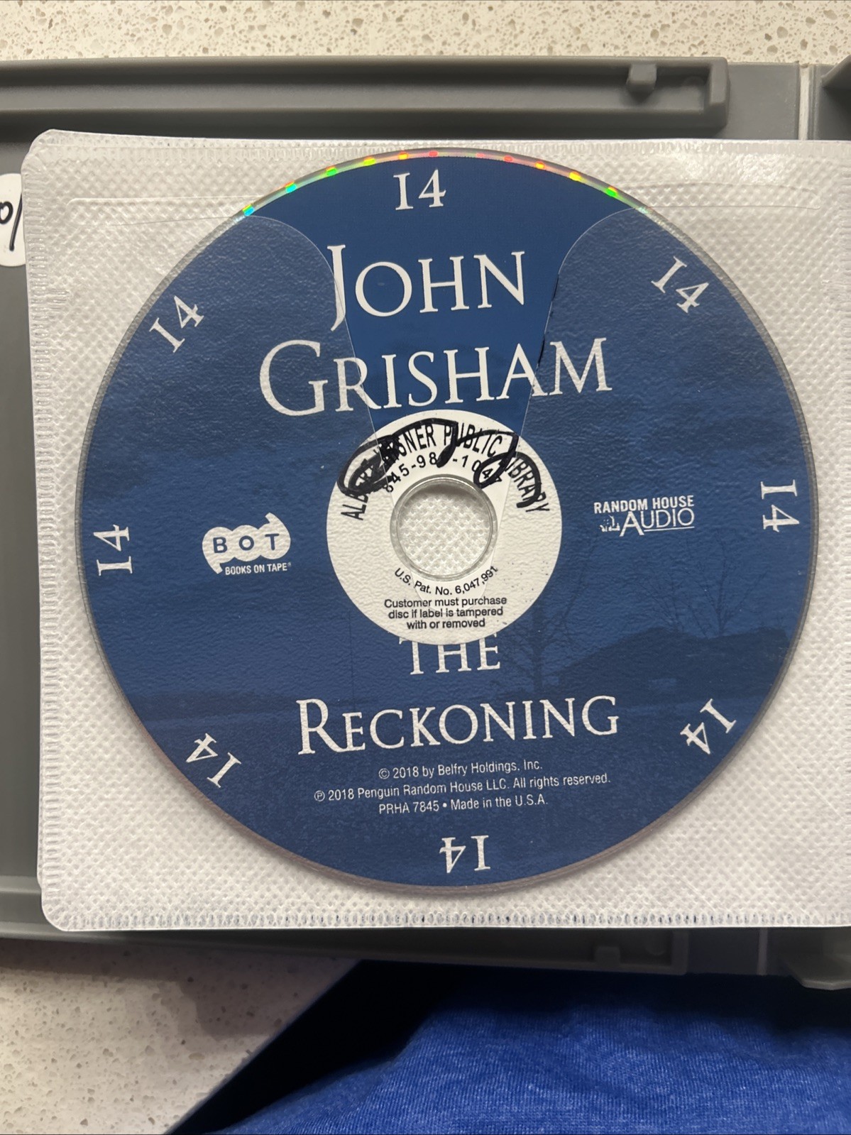 The Reckoning unabridged audio book on 15 CD’s by John Grisham