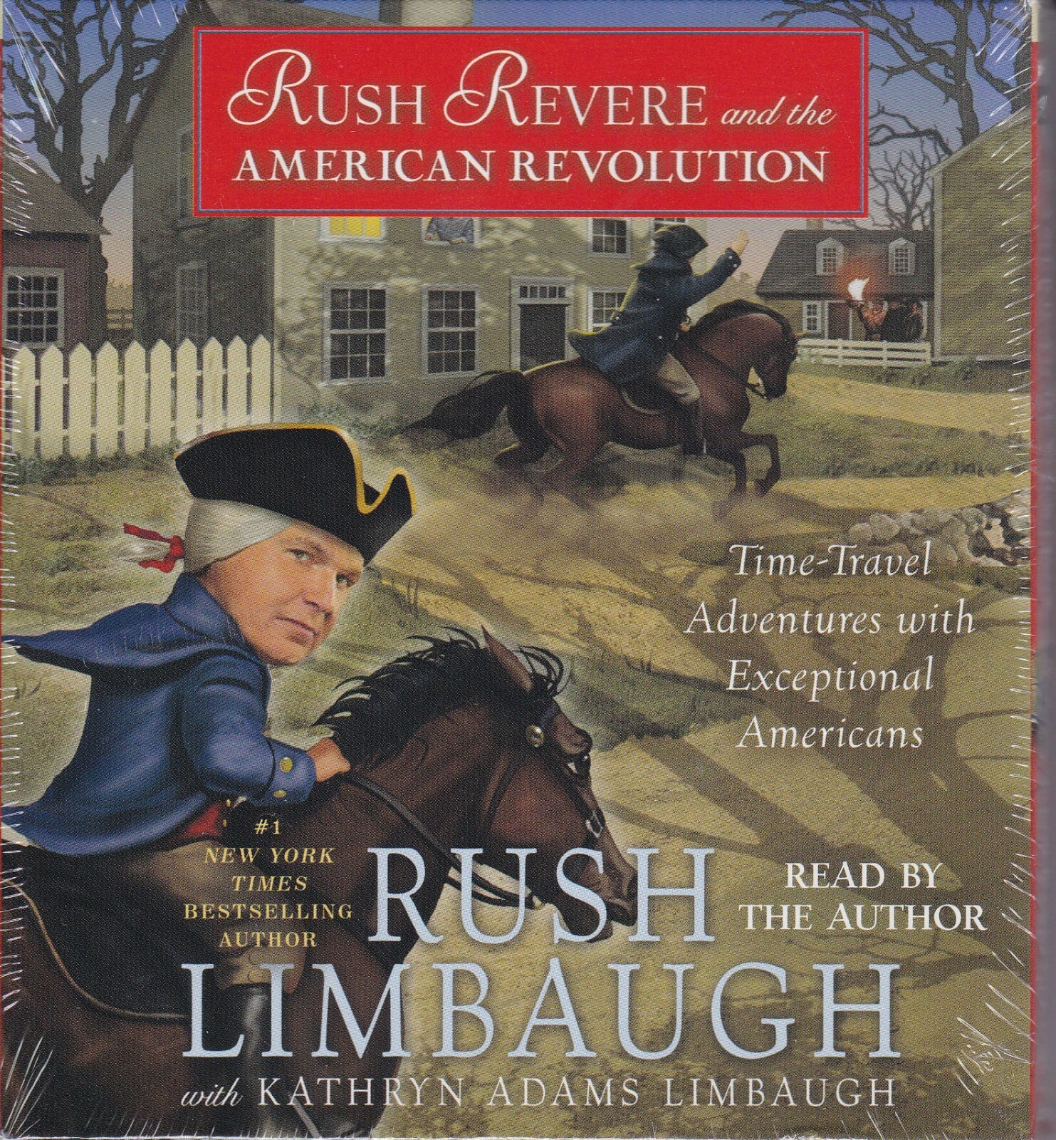 Time-Travel Adventures with Exceptional Americans by Rush Limbaugh(2014, CD) NEW