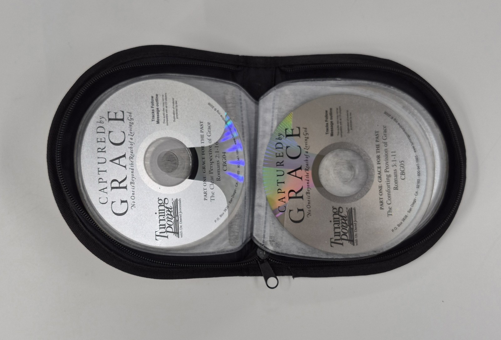 Dr. David Jeremiah Captured by Grace 10 CD Disc Set Audiobook 2006 Zipper Case
