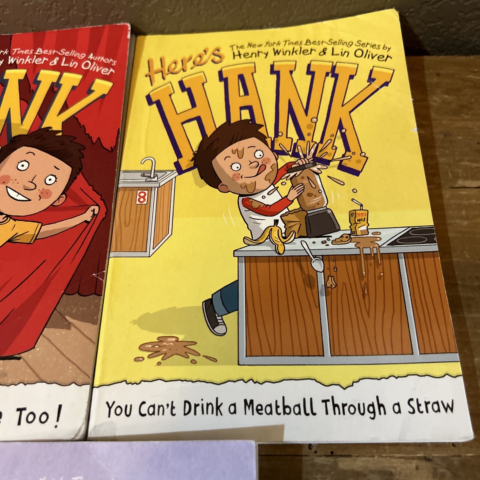 Lot 3 Here’s Hank Books Bookmarks Are People Too! #1 #3 #7 Stop That Frog More