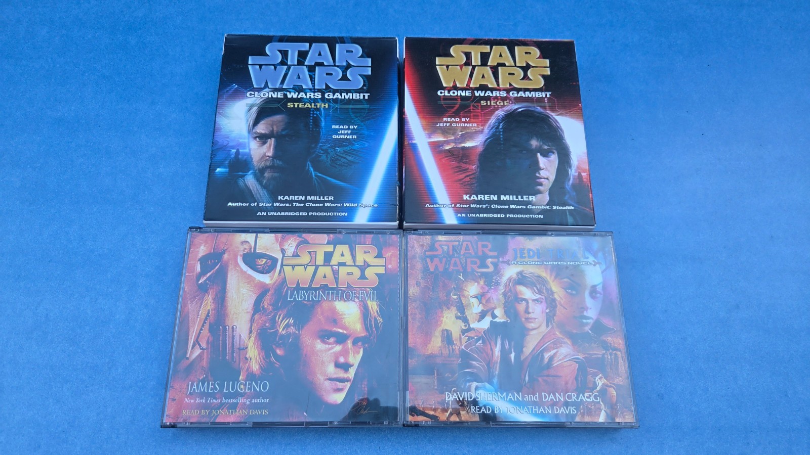 Star Wars Clone Wars Gambit Stealth Siege Jedi Trial Labyrinth of Evil Audiobook