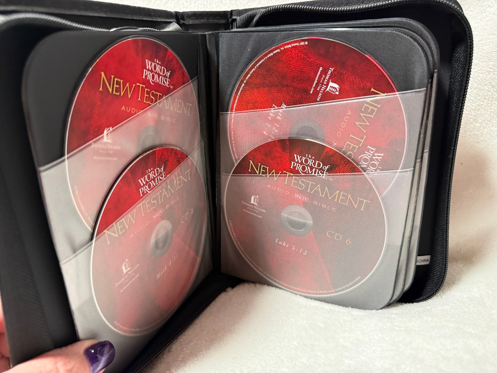 THE WORD OF PROMISE NEW TESTAMENT AUDIO BIBLE ON CD + DVD NKJV 21-DISC SET