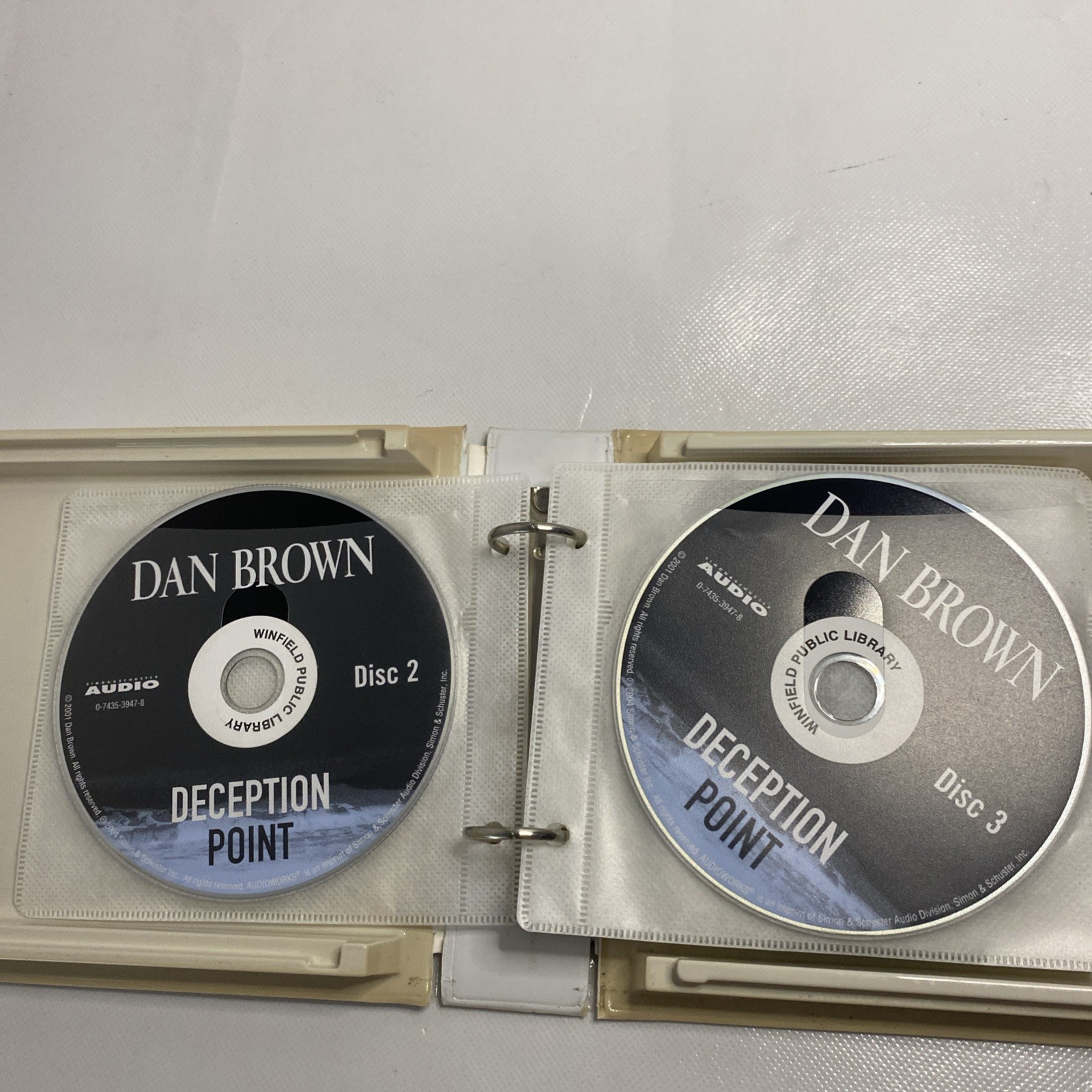 GOOD Deception Point By Dan Brown 15 Disc Audiobook Unabridged