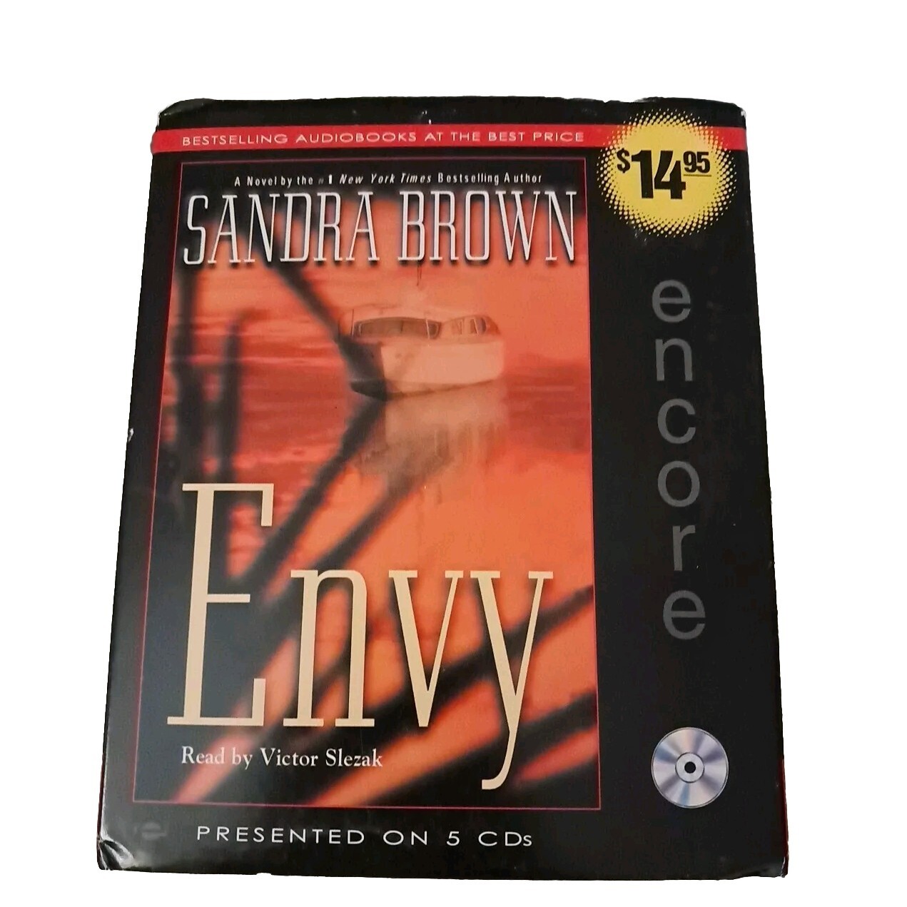 Sandra Brown Envy Audio Book Cassette Tapes Read by Victor Slezak