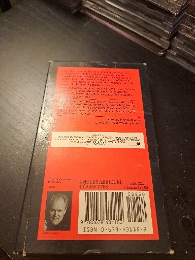 Vintage Random House Audiobook 4 Cassettes Michael Crichton DISCLOSURE