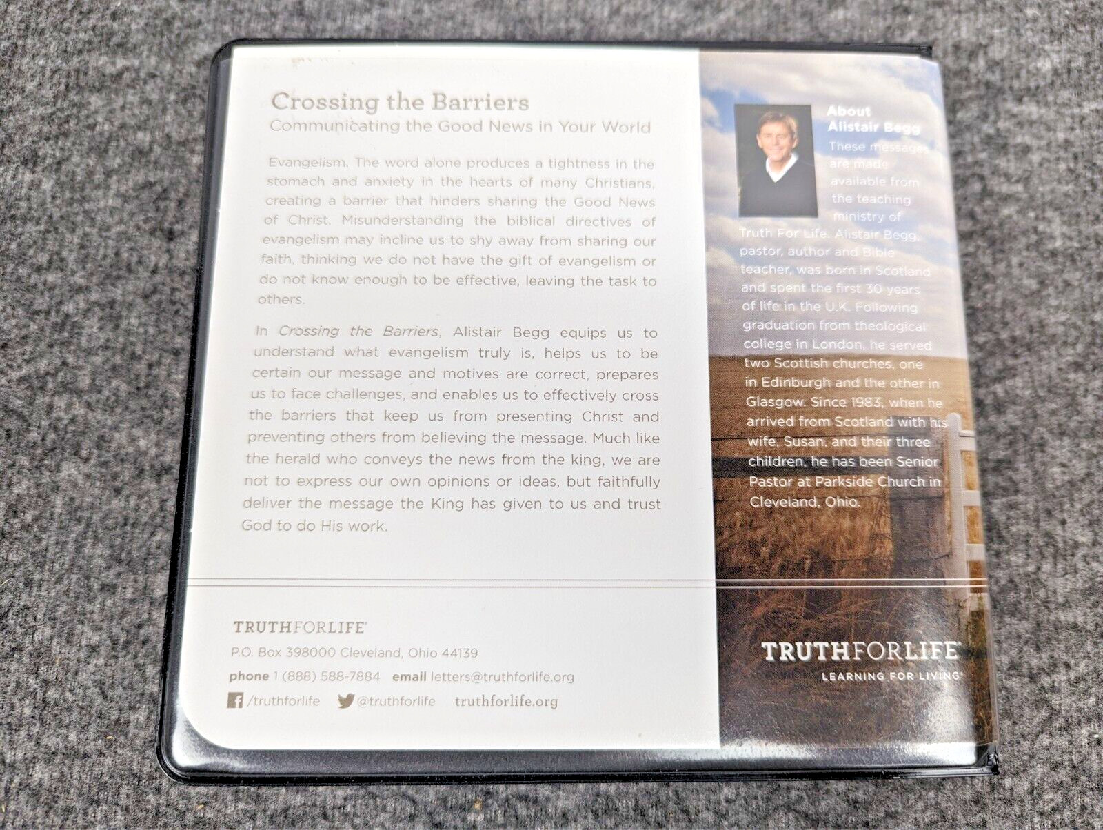 Crossing The Barriers Communicating The Good News In Your World CD Alistair Begg
