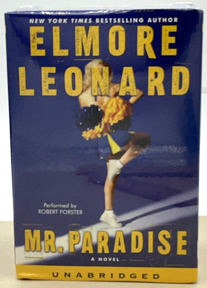 SEALED 2003 Elmore Leonard Mr. Paradise Audiobook Robert Forster 6 Cassettes