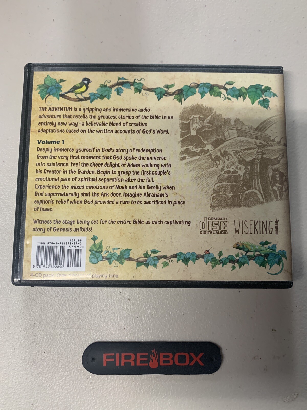 The Adventum Vol. 1 — Immersive Bible Stories Audio Adventures 4 Discs Wise King