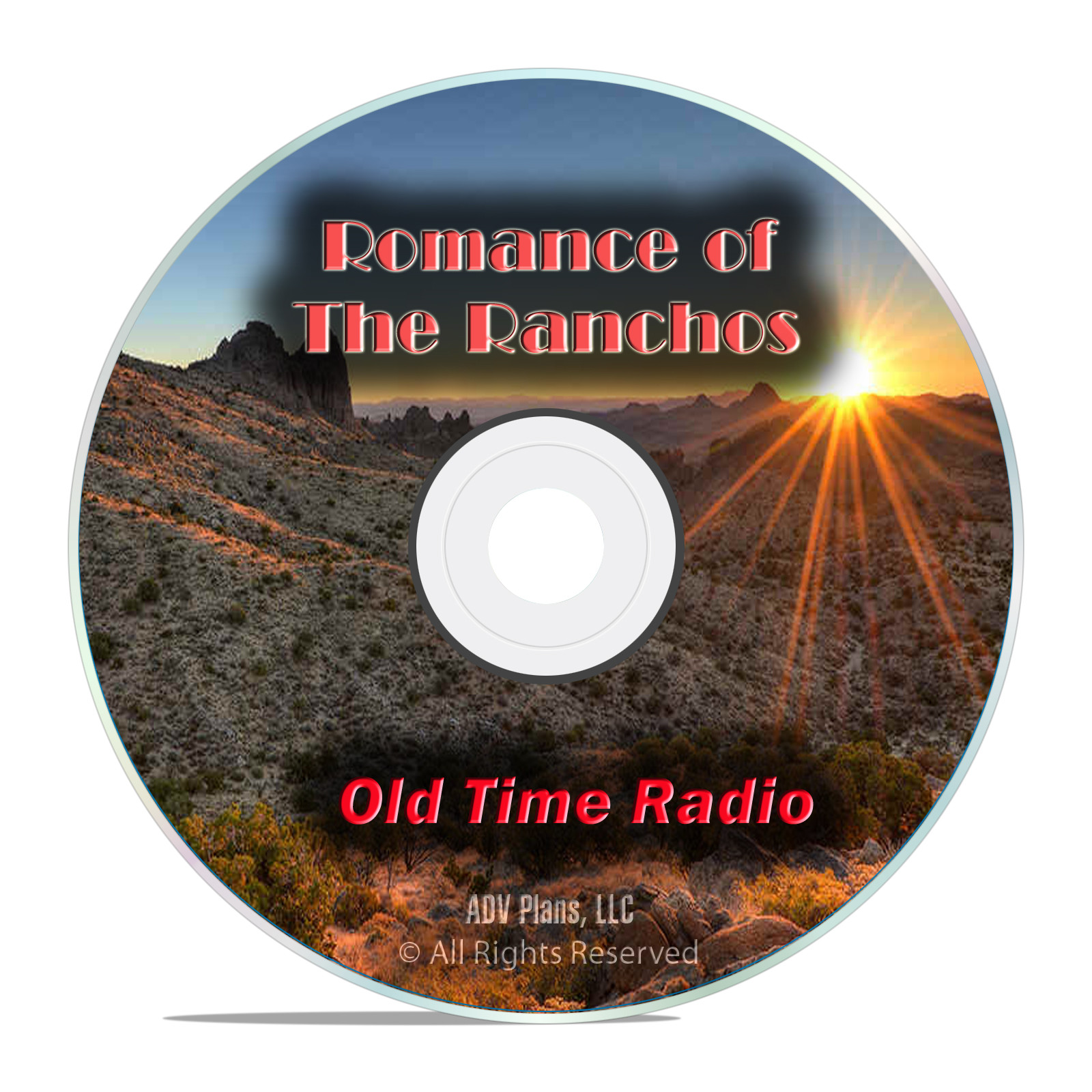 Romance of the Ranchos, 704 Old Time Radio Shows, The Old West mp3 DVD G74