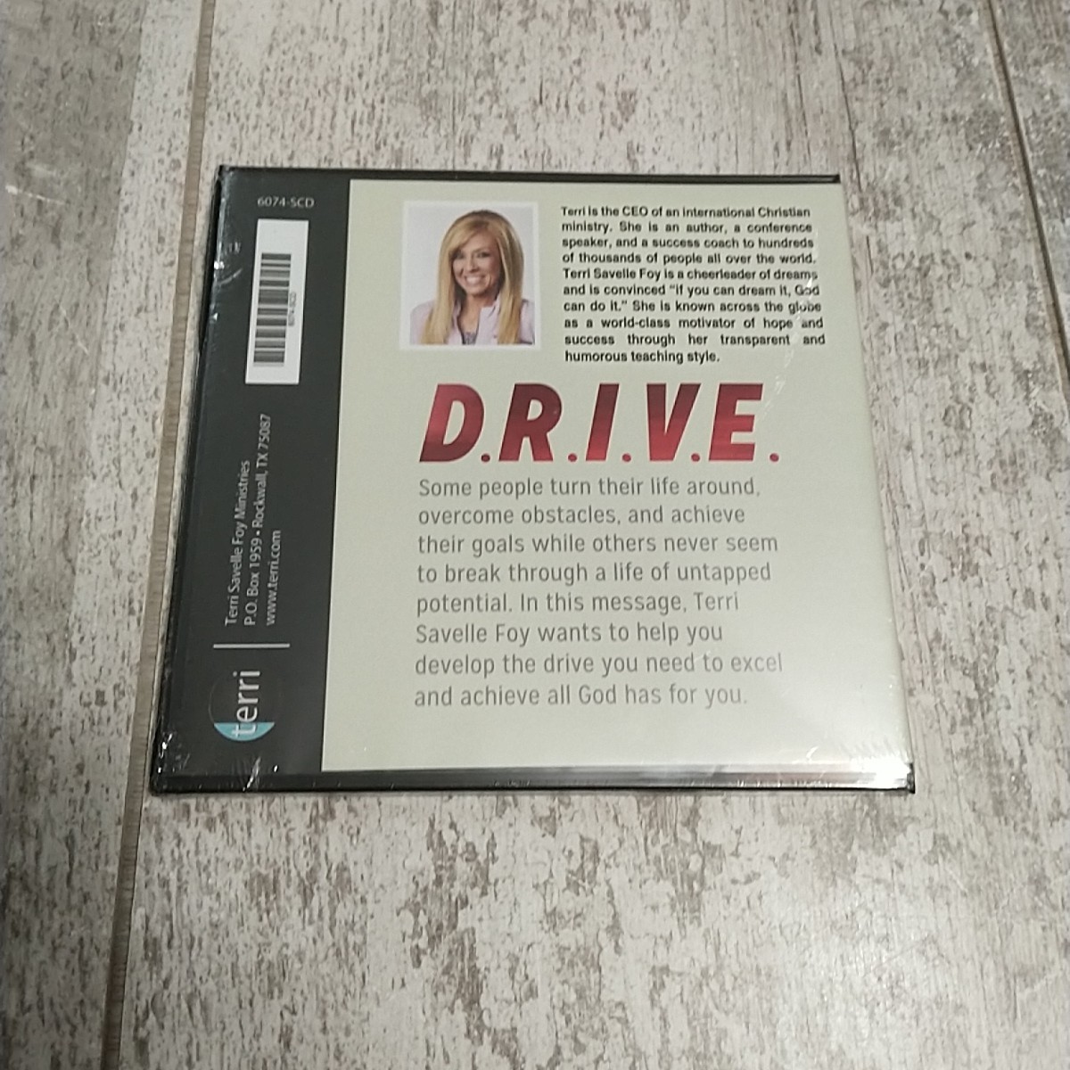 Terri Savelle Foy-DRIVE -A Single CD Teaching Christian Brand New Sealed