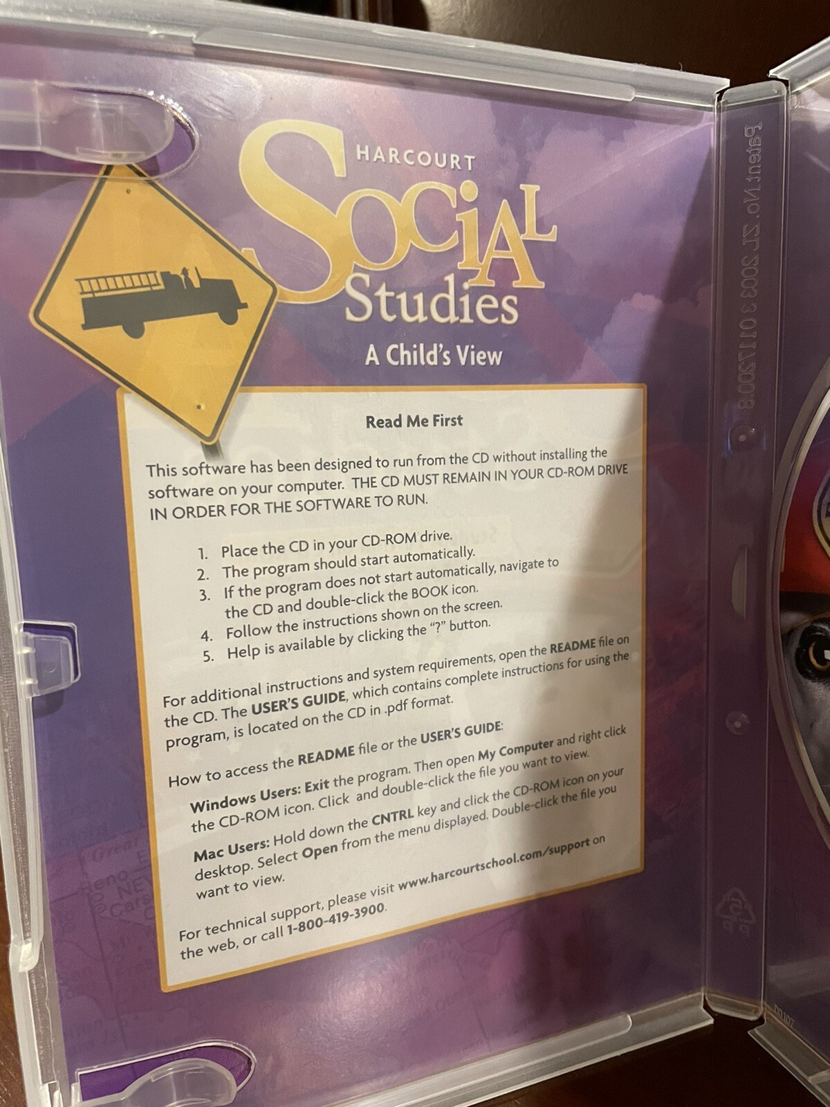 Harcourt Social Studies Student Edition CD-ROM Grade 1 audio book CHILD’S VIEW