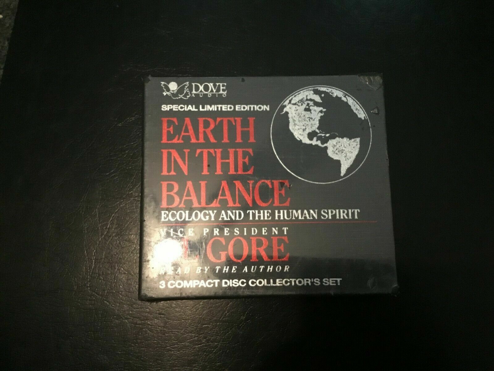 Al Gore «Earth In The Balance» 3 CD Audio Book SEALED Ldt Edt # 2444