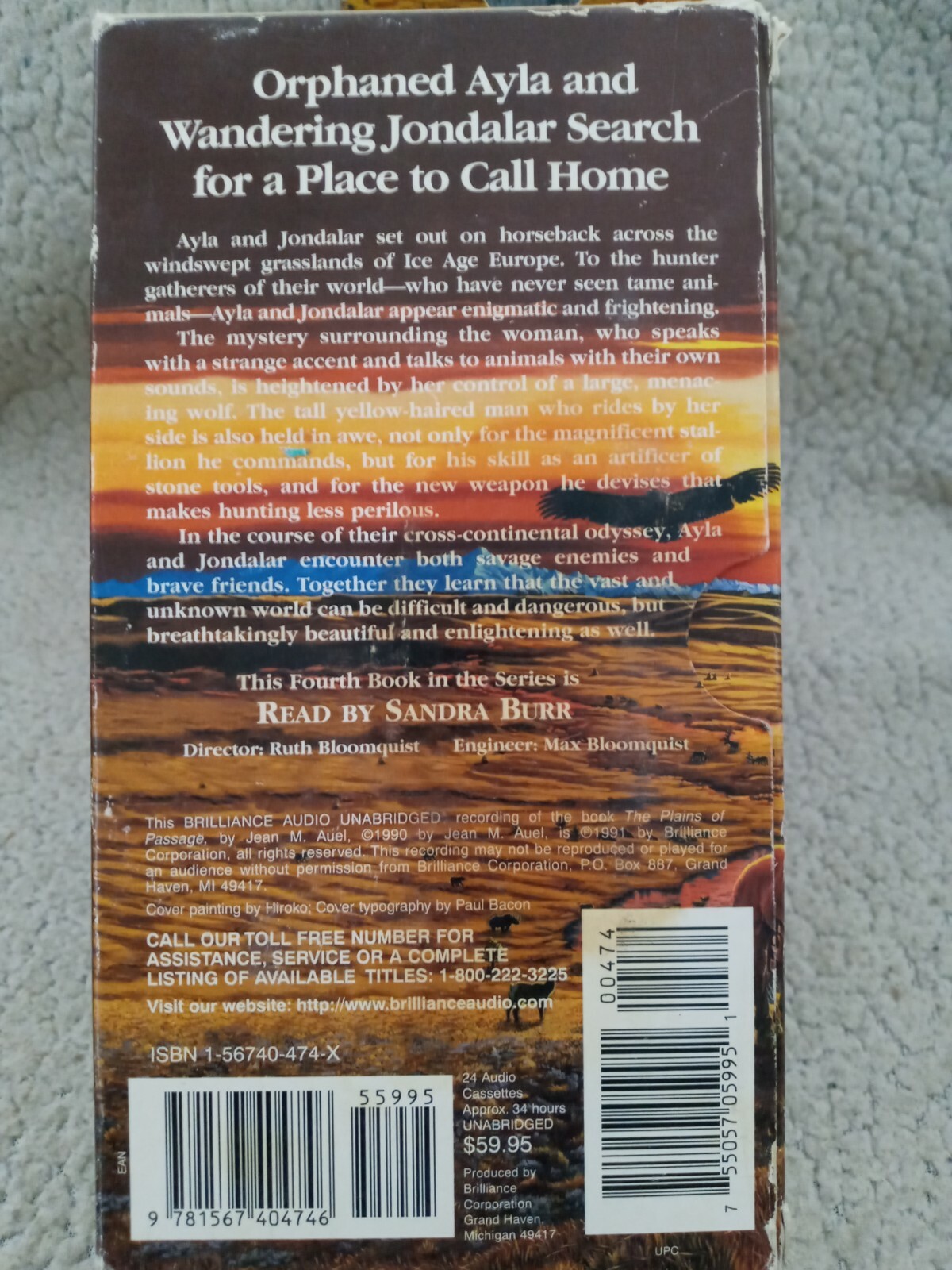The Plains Of Passage Jean M Auel Earth’s Children Unabridged Audio Cassettes