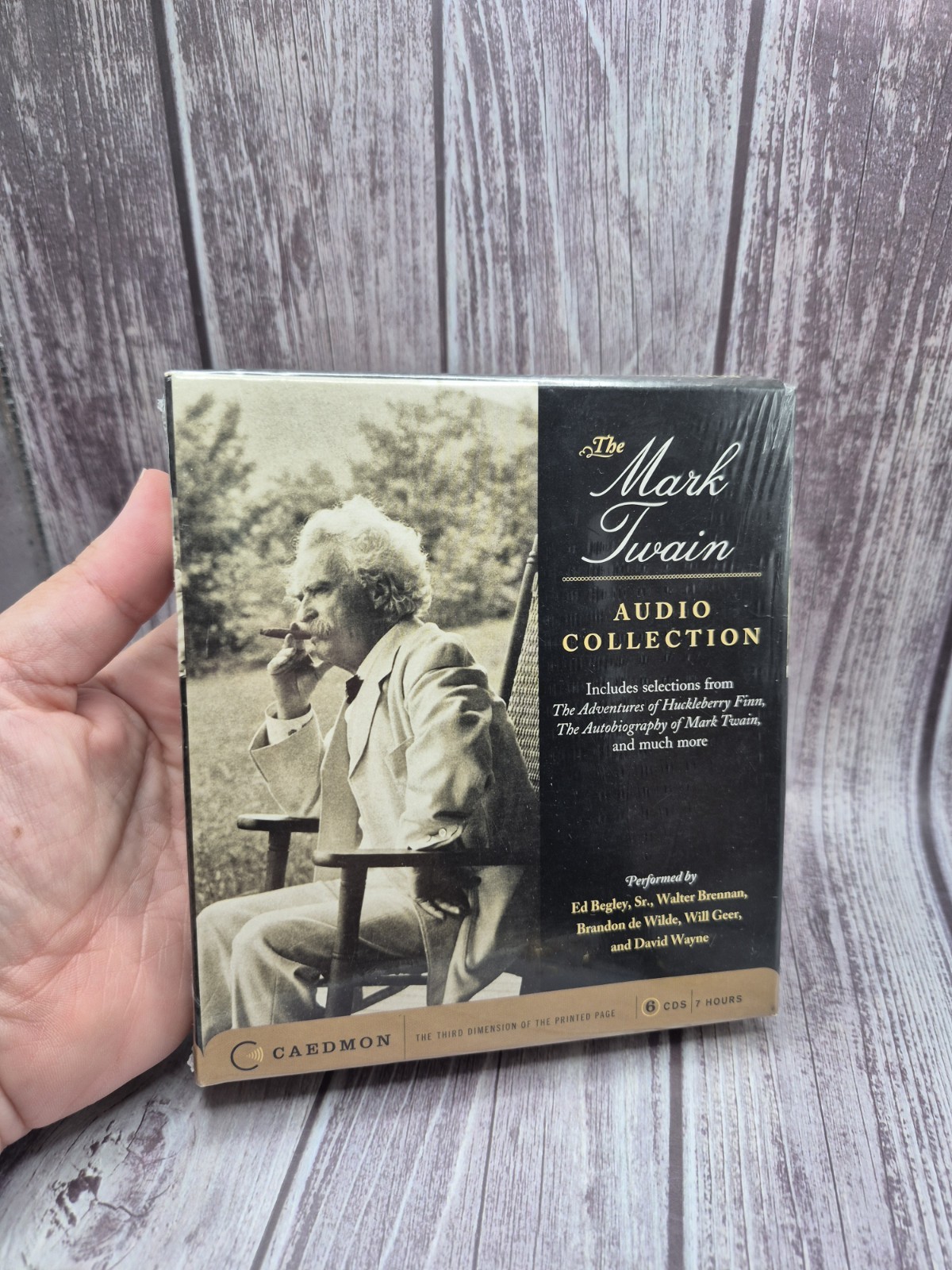 The Mark Twain Audio Collection 6 CD Set Audio Book HarperCollins Caedmon — NEW