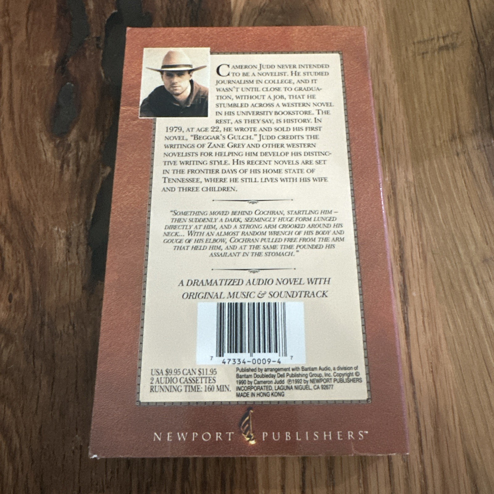 Cameron Judd Snow Sky Audio Novel Cassette Tested Working