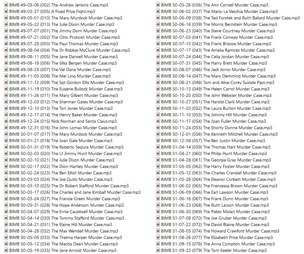 BROADWAY IS MY BEAT 153 Classic Oldtime Radio Shows MP3 On USB Flash Drive