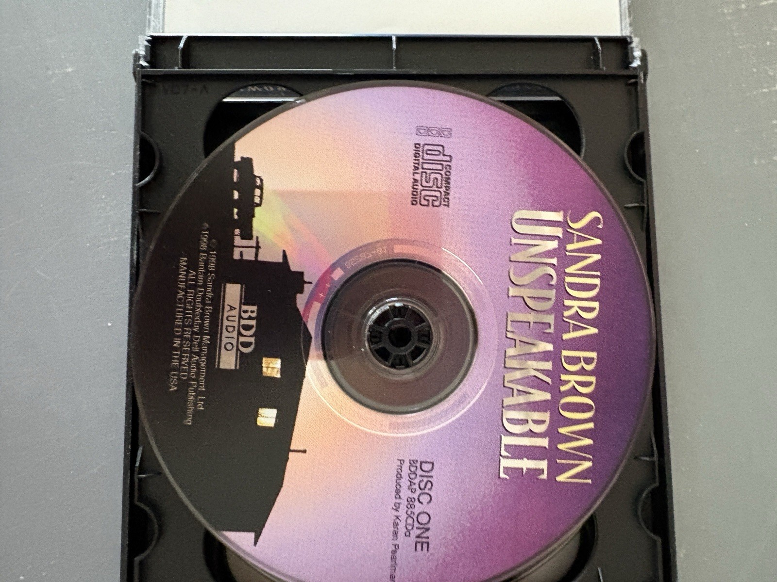 Sandra Brown UNSPEAKABLE Audiobook CD ABRIDGED 5 Compact Discs