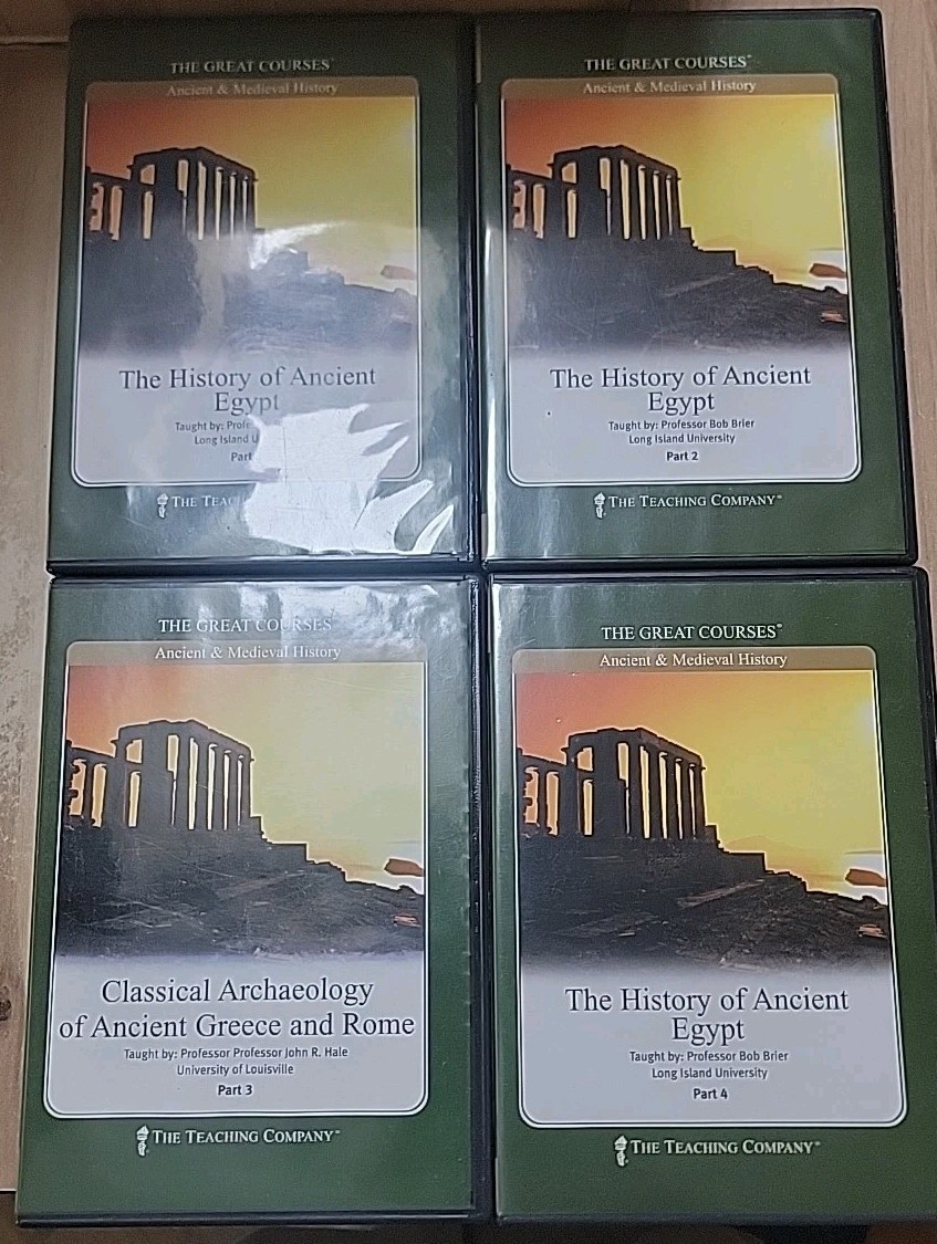 The Great Courses — History of Ancient Egypt Part 1-4, 24 CD’s — Bob Brier