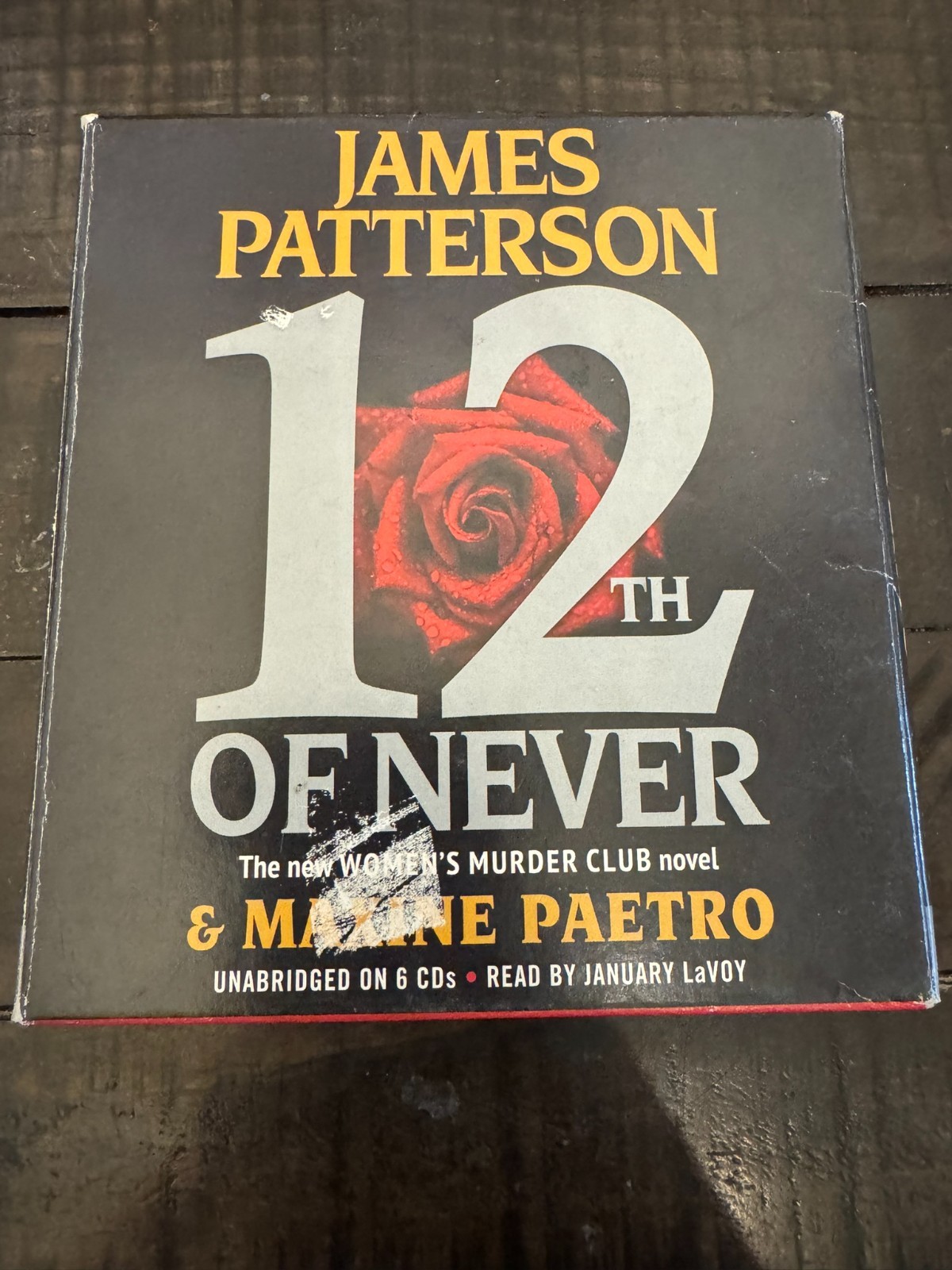 12th of Never by James Patterson and Maxine Paetro (2013, Compact Disc)