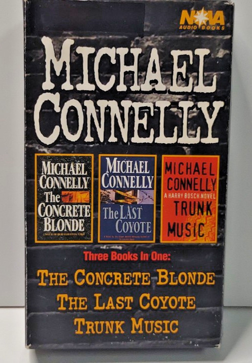 Michael Connelly Three Books in One Audiobook Cassette Tape Blonde Coyote Trunk